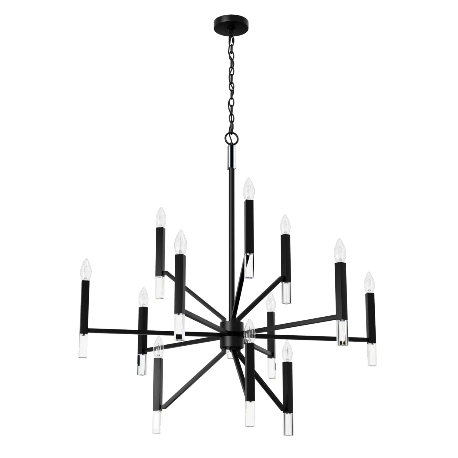 Sunjai 12 Light 3-Tier Chandelier 18 Sunjai 12 Light 3-Tier Chandelier