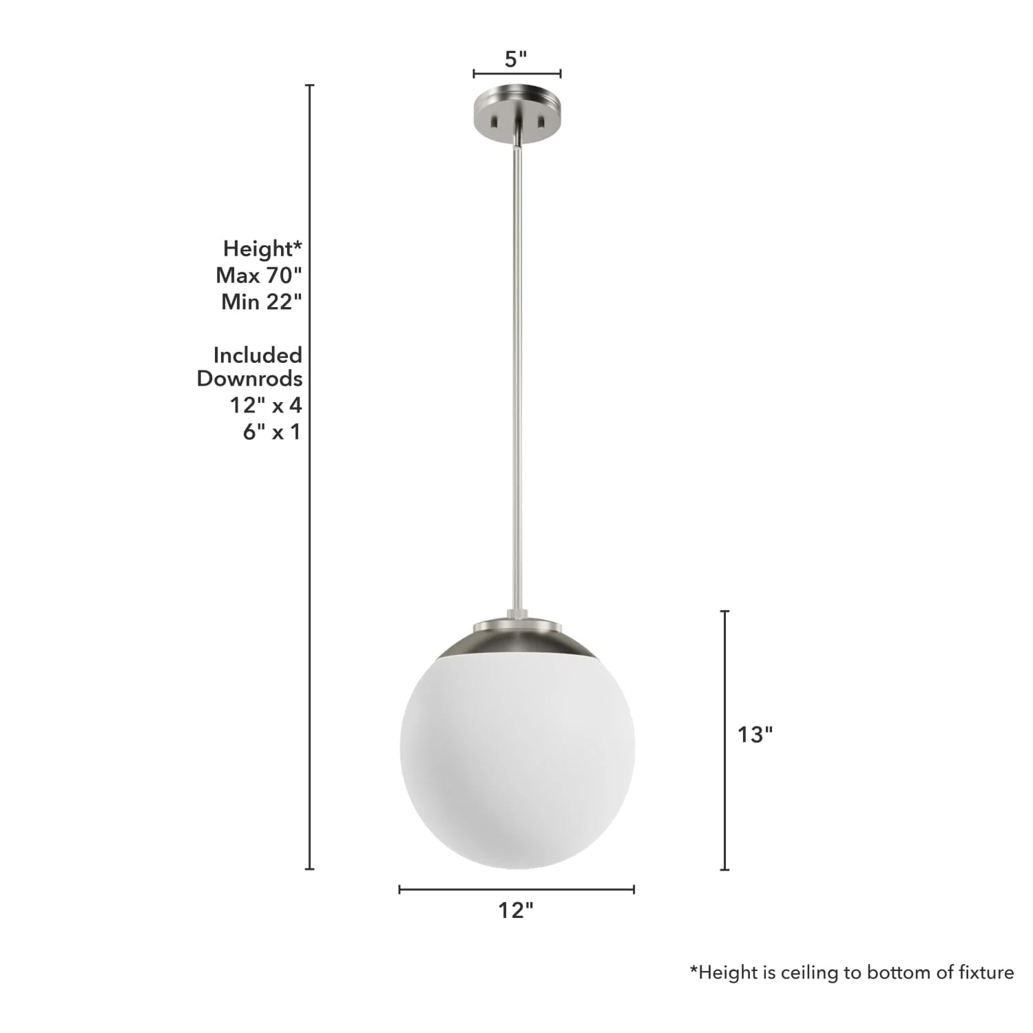 Hepburn 12 Inch Diameter Pendant 10 Hepburn 12 Inch Diameter Pendant