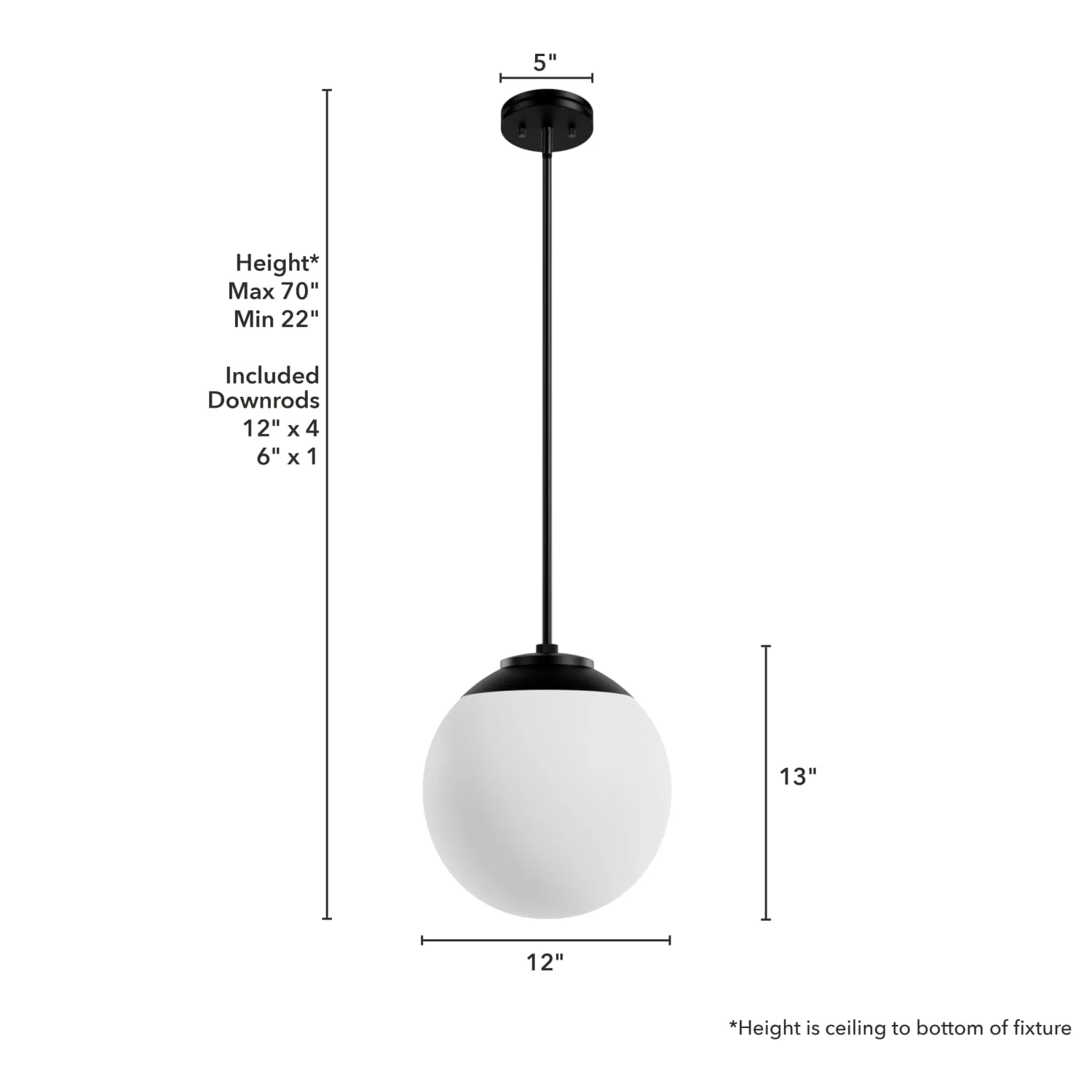 Hepburn 12 Inch Diameter Pendant 12 Hepburn 12 Inch Diameter Pendant