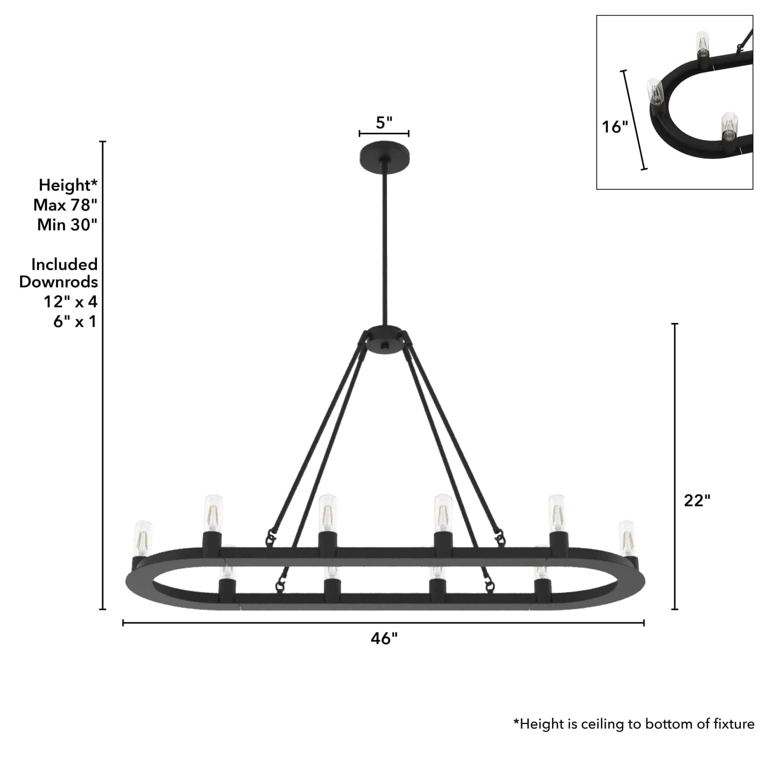 Saddlewood 10 Light Chandelier 4 Saddlewood 10 Light Chandelier