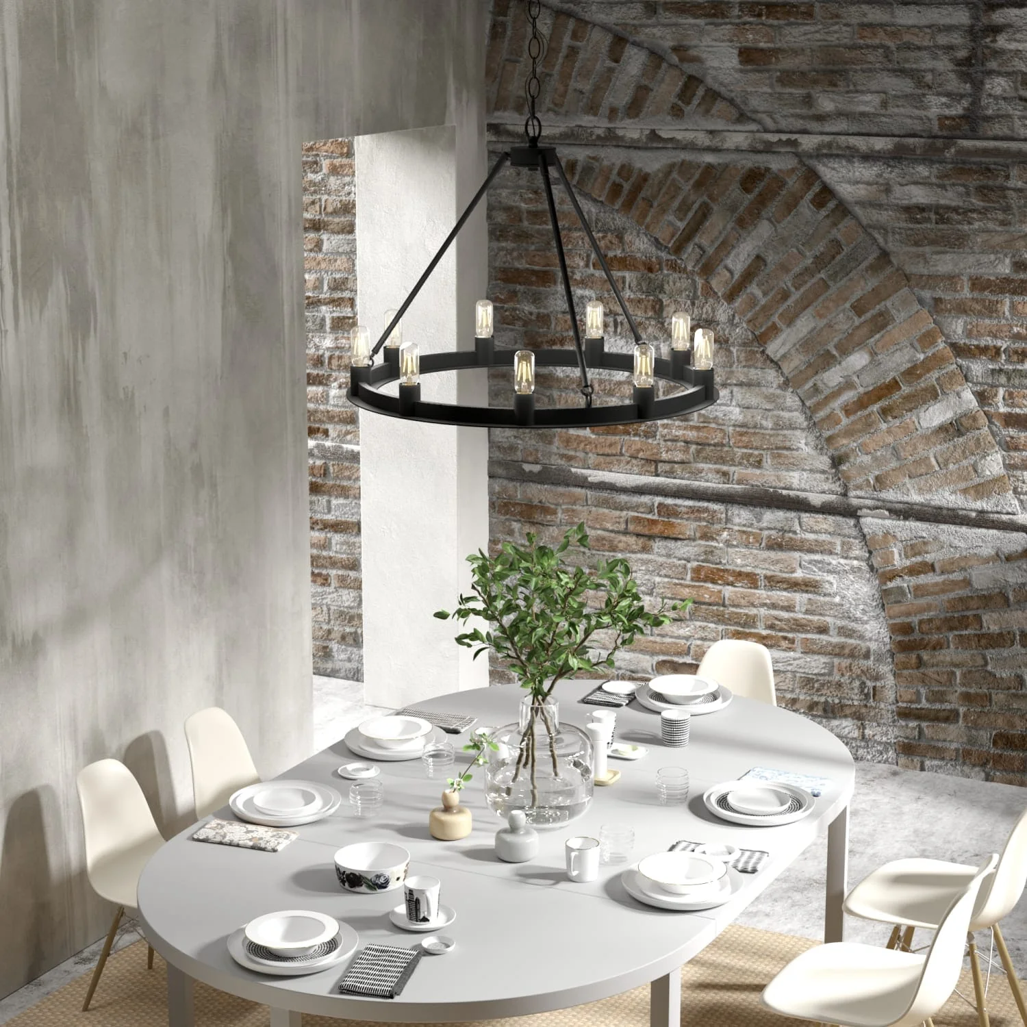 Saddlewood 9 Light Chandelier 4 Saddlewood 9 Light Chandelier