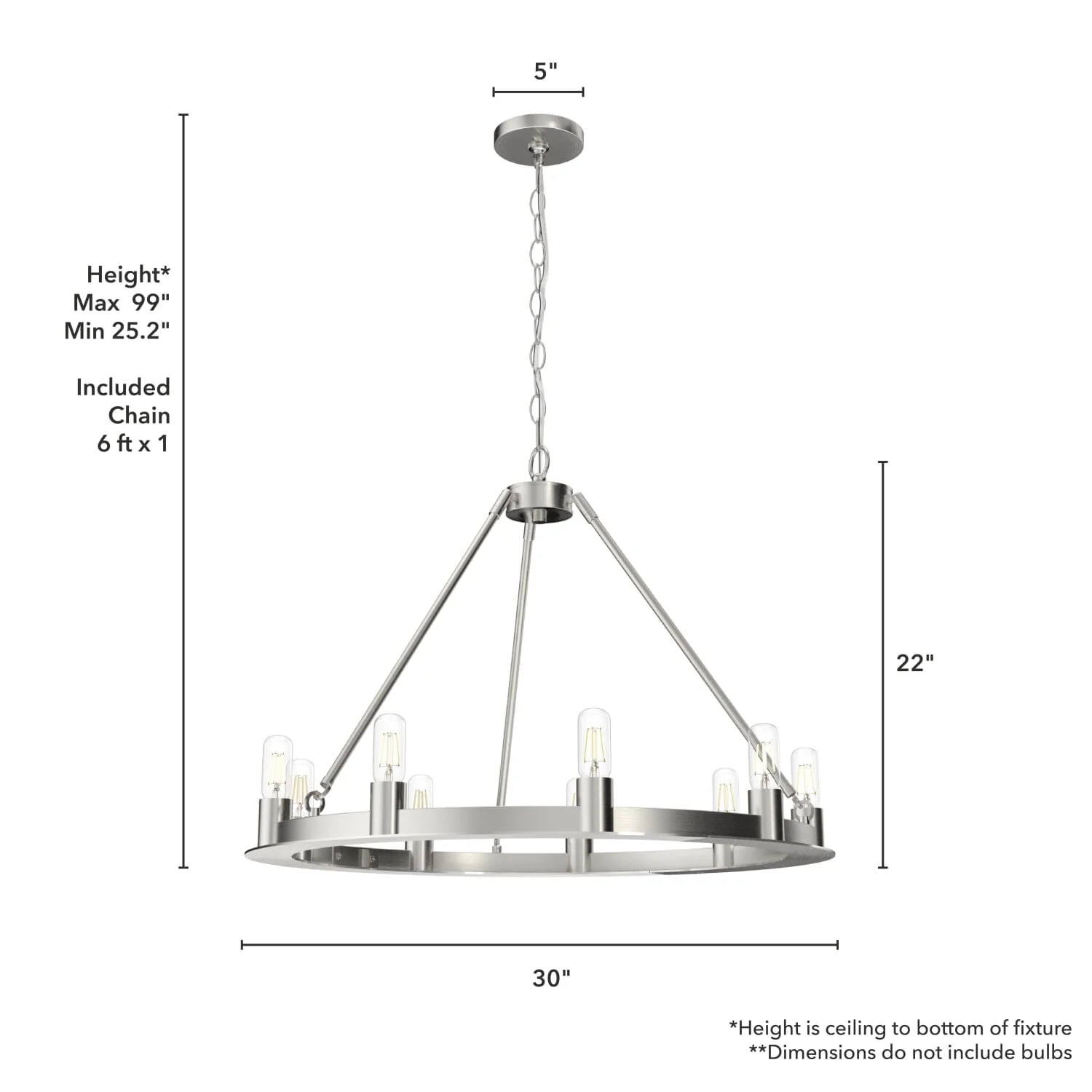 Saddlewood 9 Light Chandelier 7 Saddlewood 9 Light Chandelier
