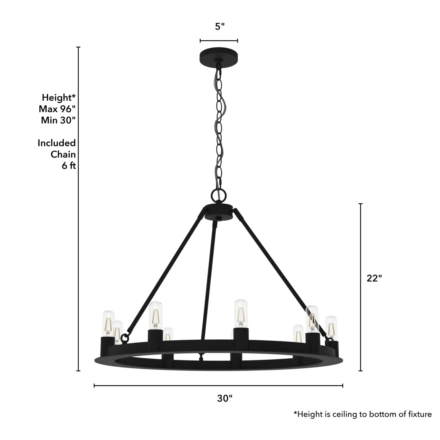 Saddlewood 9 Light Chandelier 8 Saddlewood 9 Light Chandelier