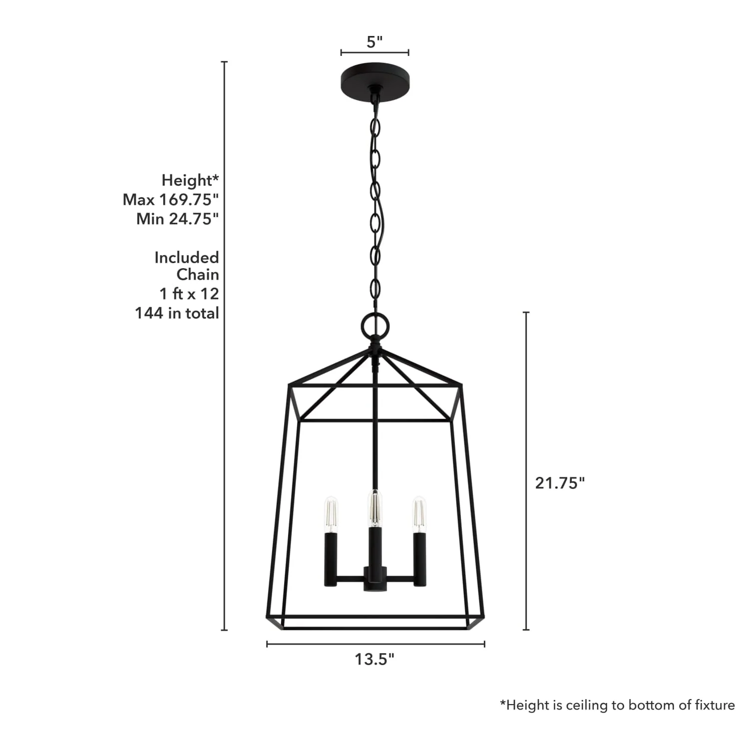 Fair Oaks 4 Light 13 Inch Lantern 8 Fair Oaks 4 Light 13 Inch Lantern