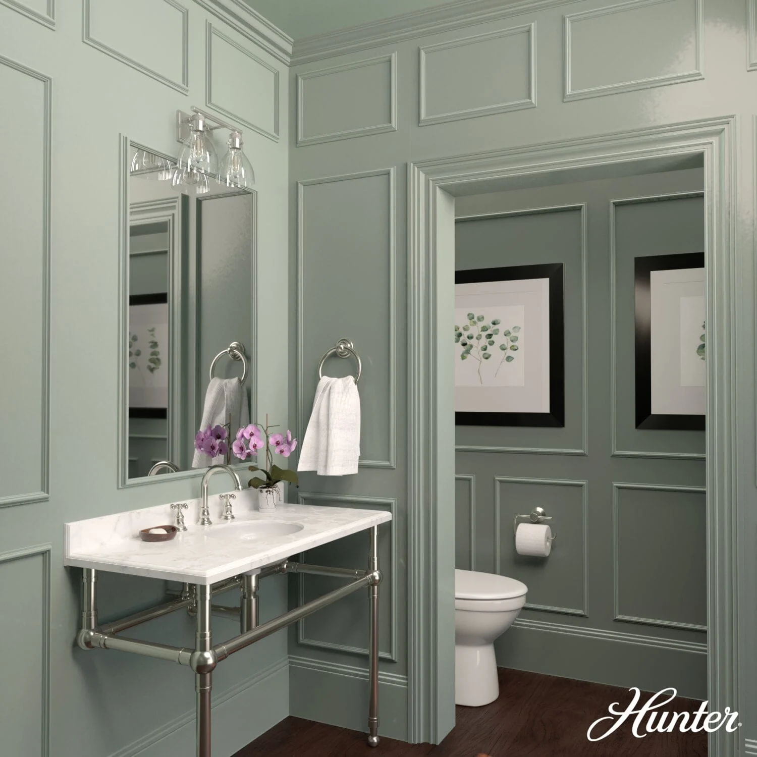 Van Nuys 2 Light Vanity 4 Van Nuys 2 Light Vanity