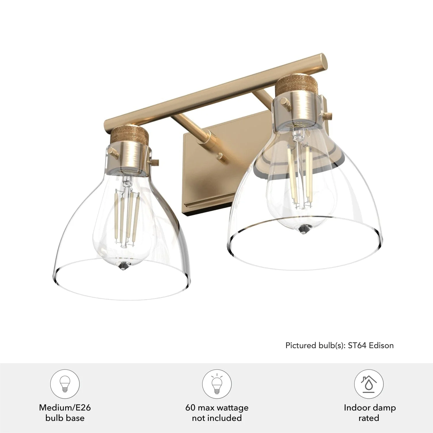 Van Nuys 2 Light Vanity 5 Van Nuys 2 Light Vanity