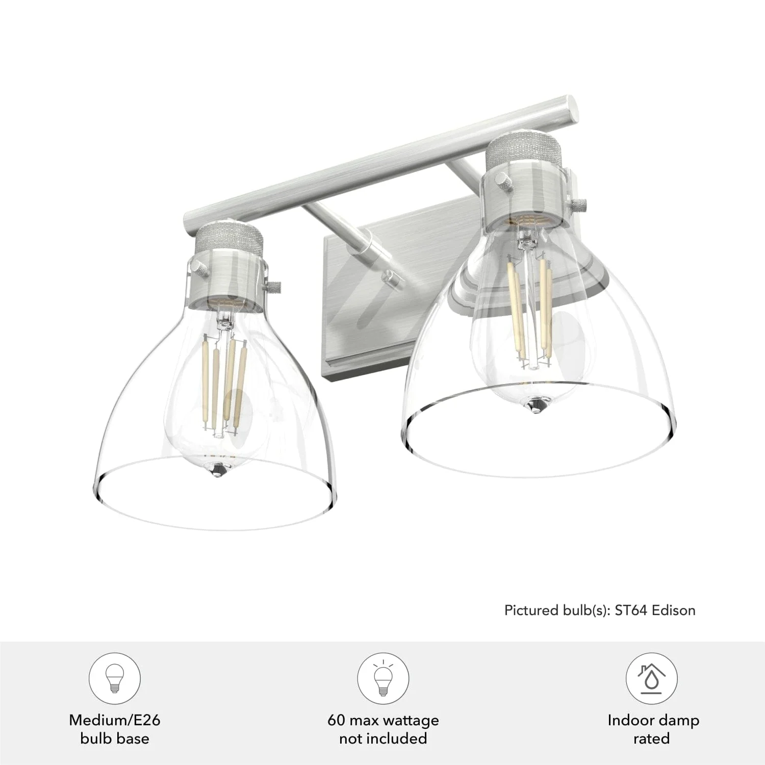 Van Nuys 2 Light Vanity 6 Van Nuys 2 Light Vanity