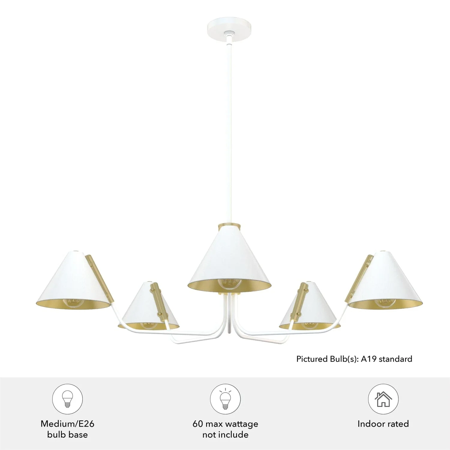 Grove Isle 5 Light Chandelier 6 Grove Isle 5 Light Chandelier