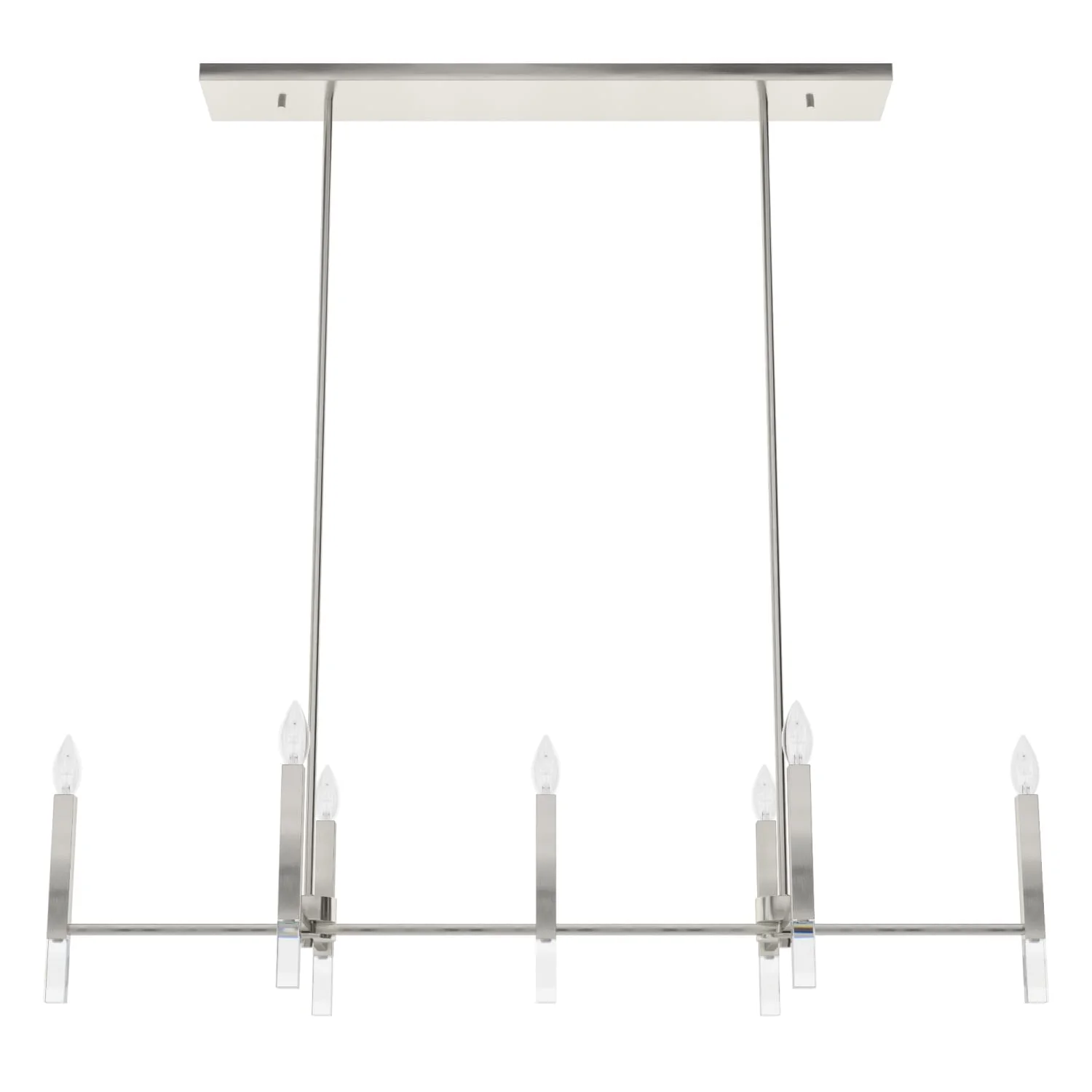 Sunjai 7 Light Linear Chandelier 13 Sunjai 7 Light Linear Chandelier