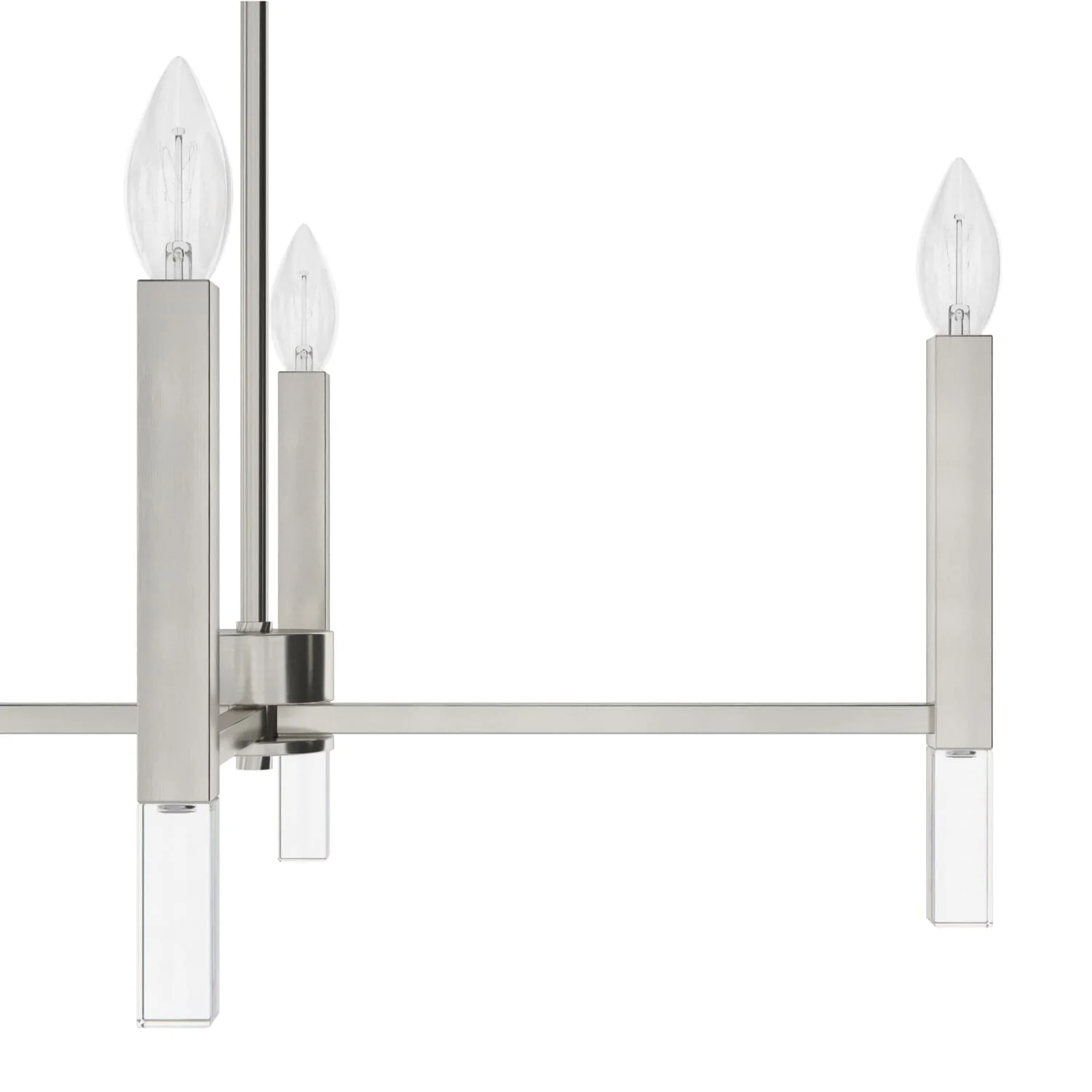 Sunjai 7 Light Linear Chandelier 17 Sunjai 7 Light Linear Chandelier