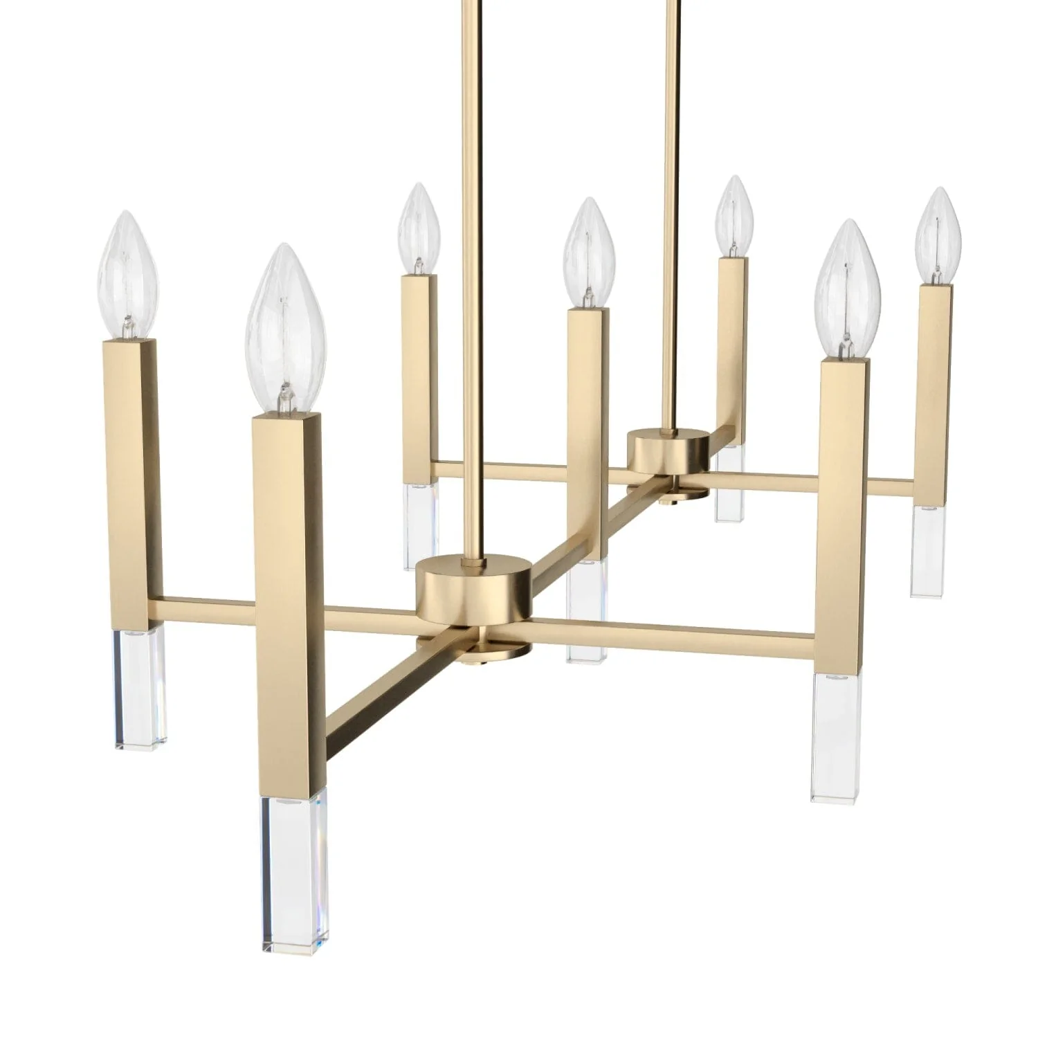 Sunjai 7 Light Linear Chandelier 18 Sunjai 7 Light Linear Chandelier