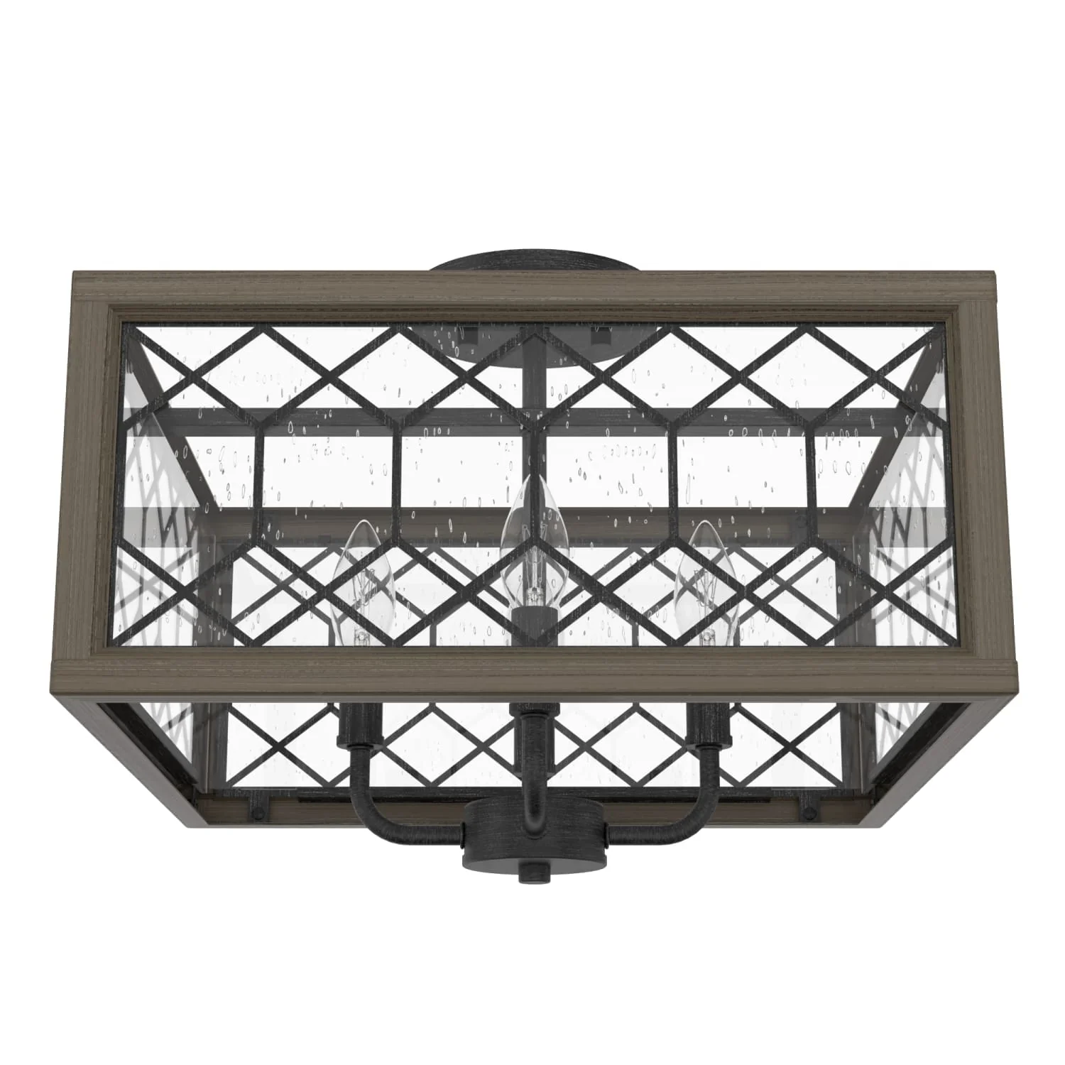 Chevron 4 Light Semi-Flush Mount 6 Chevron 4 Light Semi-Flush Mount