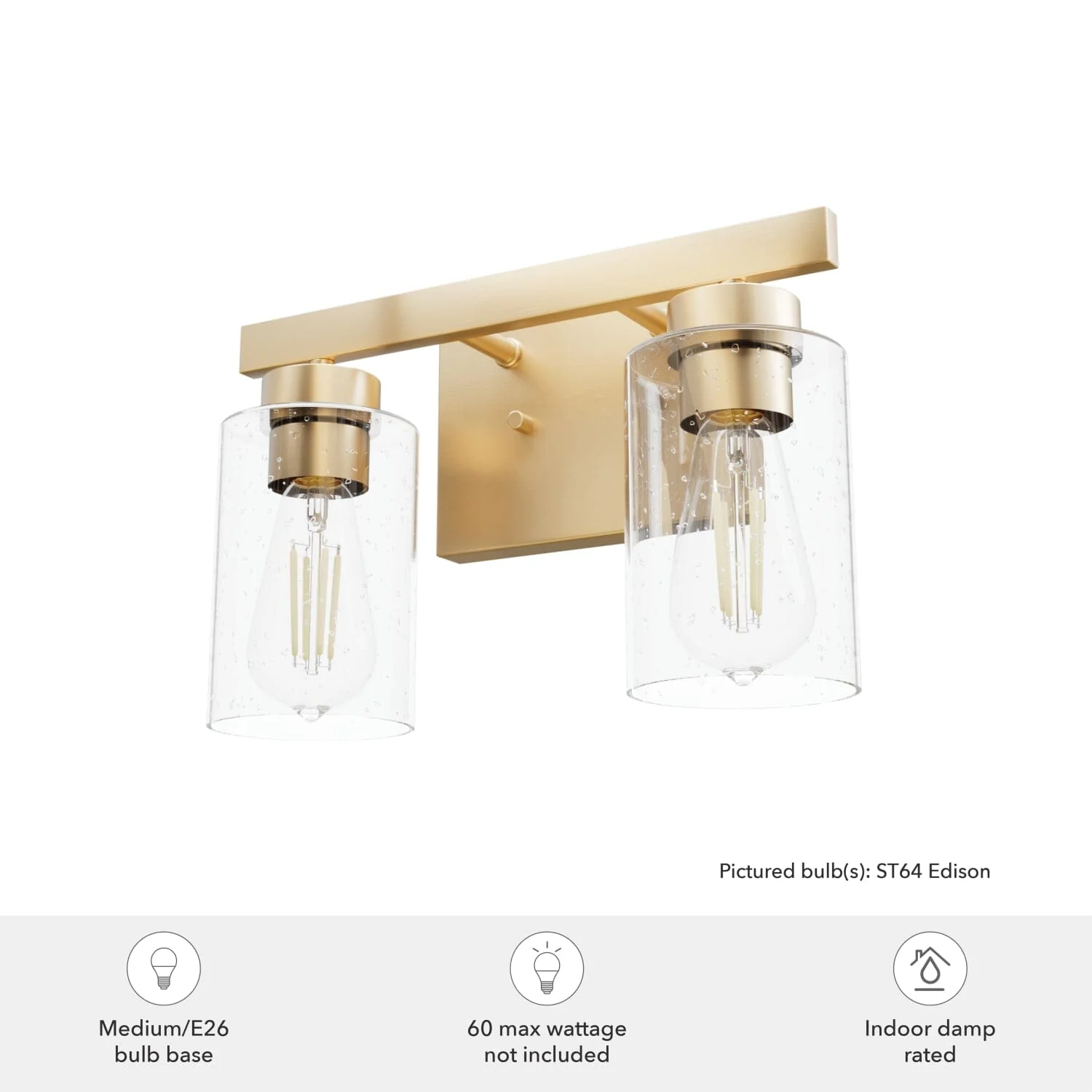 Hartland 2 Light Vanity 4 Hartland 2 Light Vanity