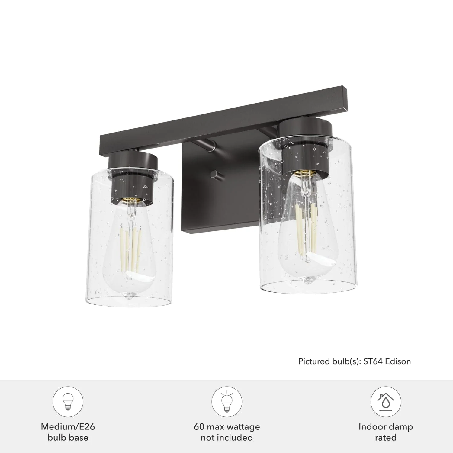 Hartland 2 Light Vanity 6 Hartland 2 Light Vanity