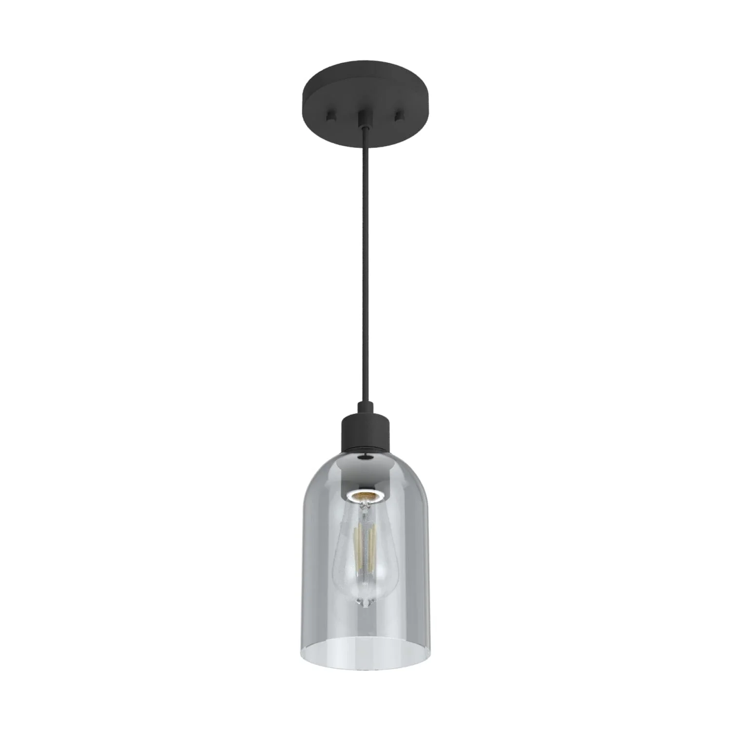 Lochemeade Smoked Glass 1 Light Mini Pendant 8 Lochemeade Smoked Glass 1 Light Mini Pendant