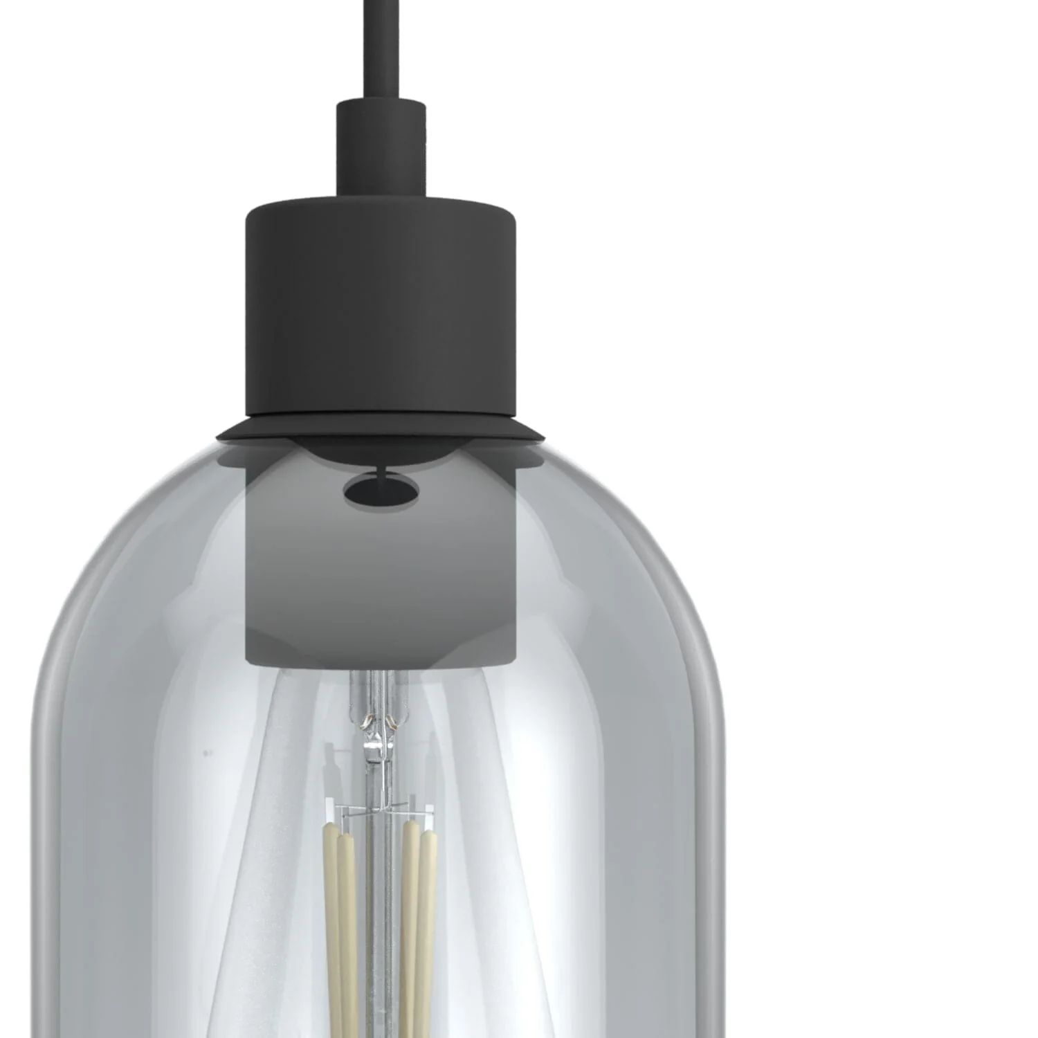 Lochemeade Smoked Glass 1 Light Mini Pendant 9 Lochemeade Smoked Glass 1 Light Mini Pendant