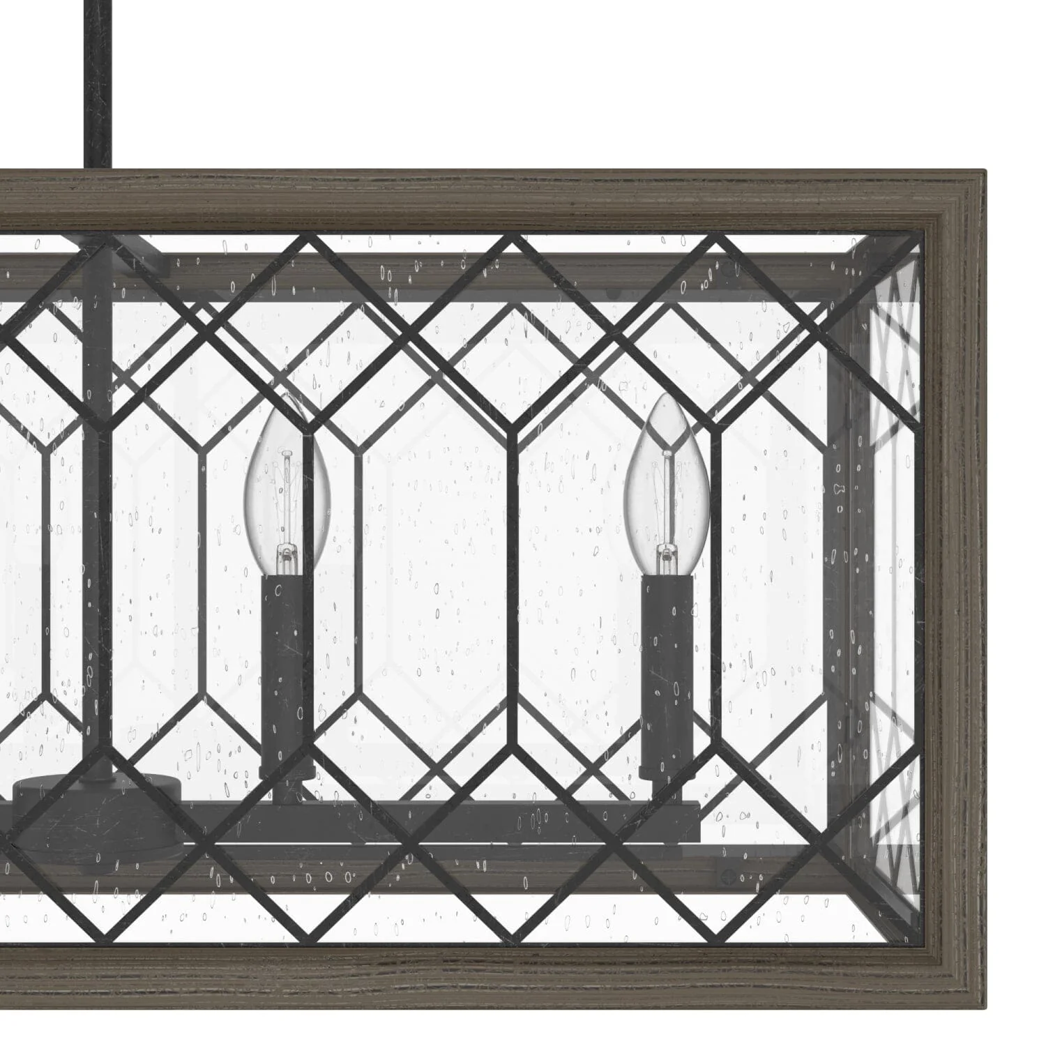 Chevron 6 Light Linear Chandelier 16 Chevron 6 Light Linear Chandelier