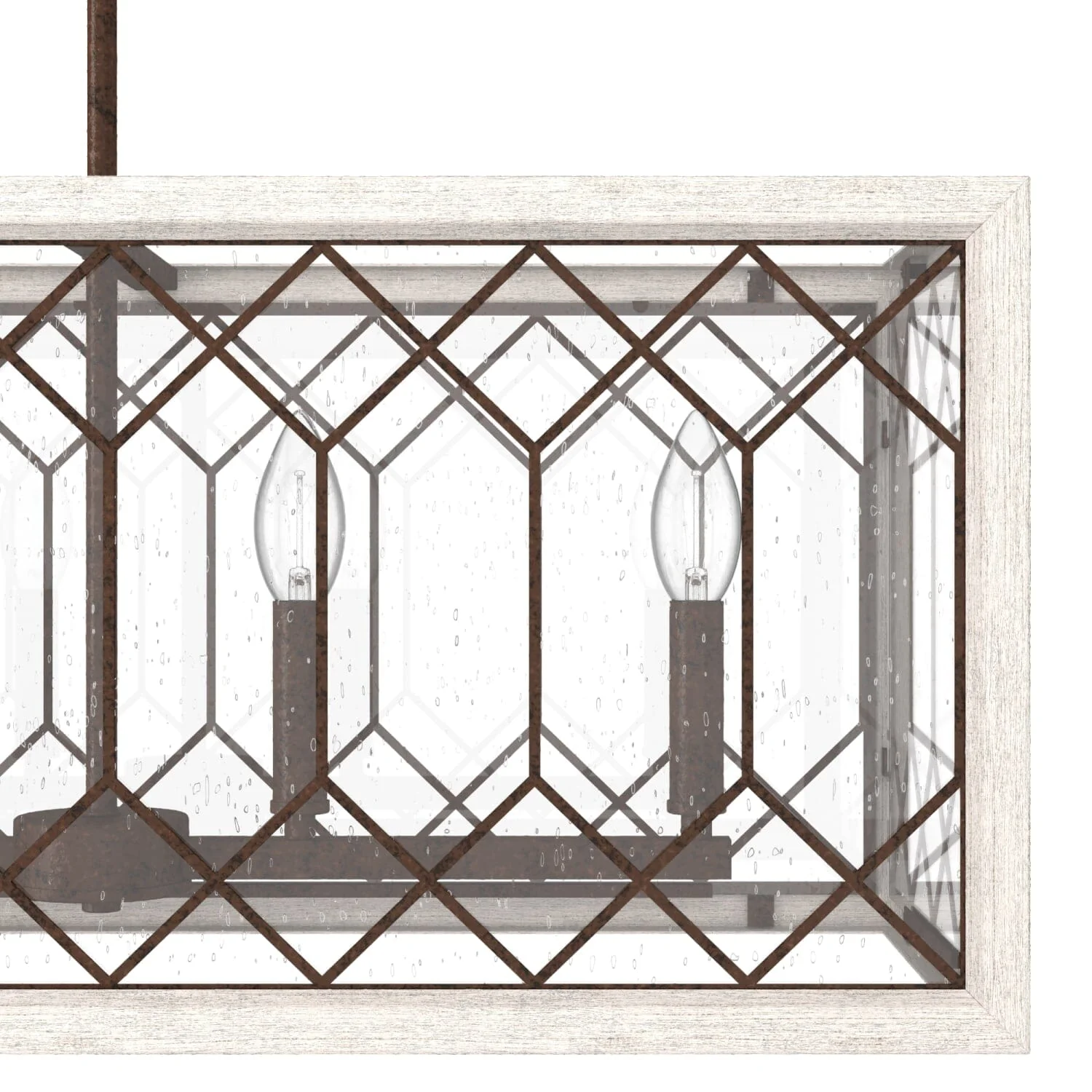 Chevron 6 Light Linear Chandelier 17 Chevron 6 Light Linear Chandelier
