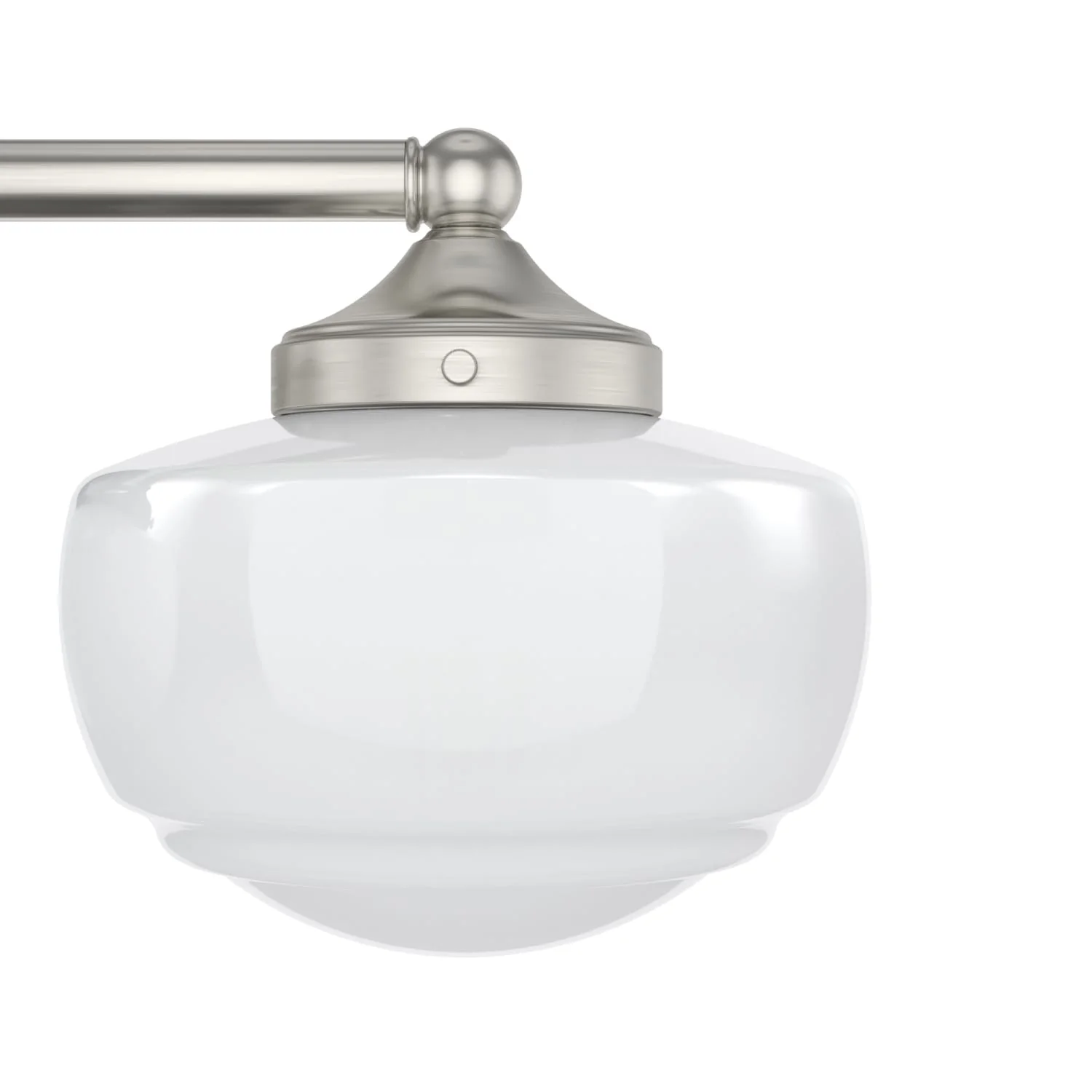 Saddle Creek Shiny Cased White Glass 3 Light Vanity 7 Saddle Creek Shiny Cased White Glass 3 Light Vanity