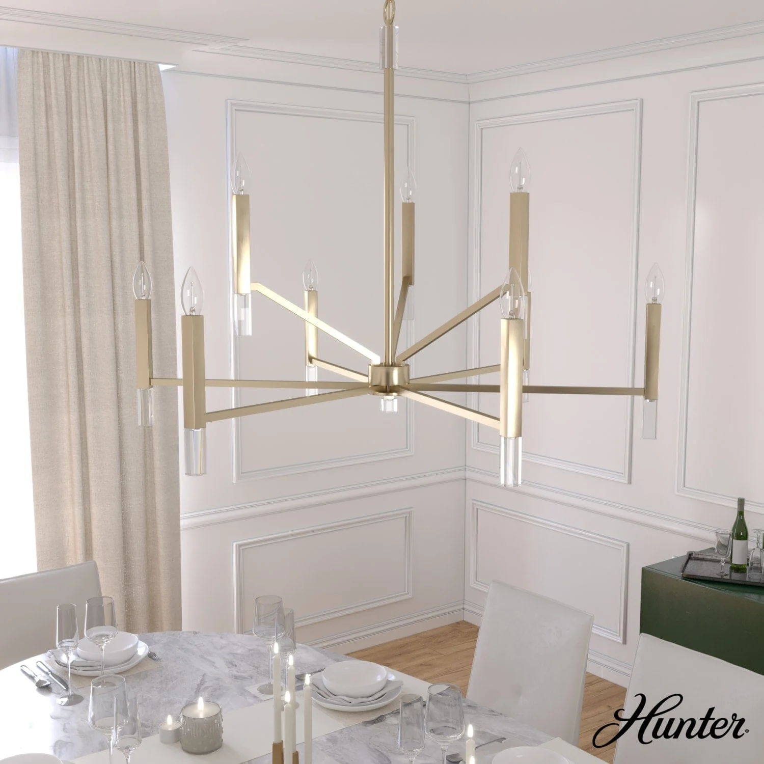 Sunjai 9 Light 2-tier Chandelier 1 Sunjai 9 Light 2-tier Chandelier