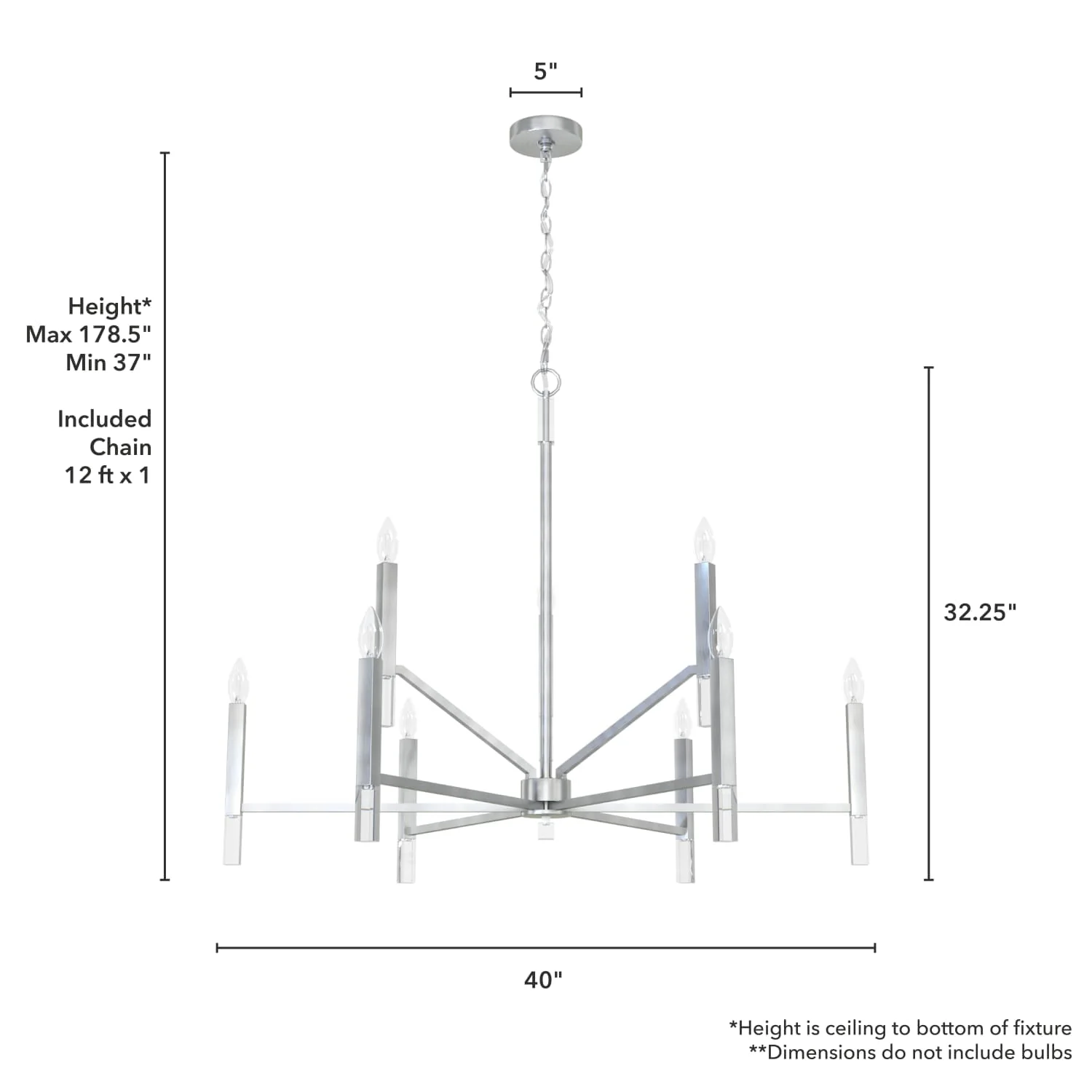Sunjai 9 Light 2-tier Chandelier 11 Sunjai 9 Light 2-tier Chandelier