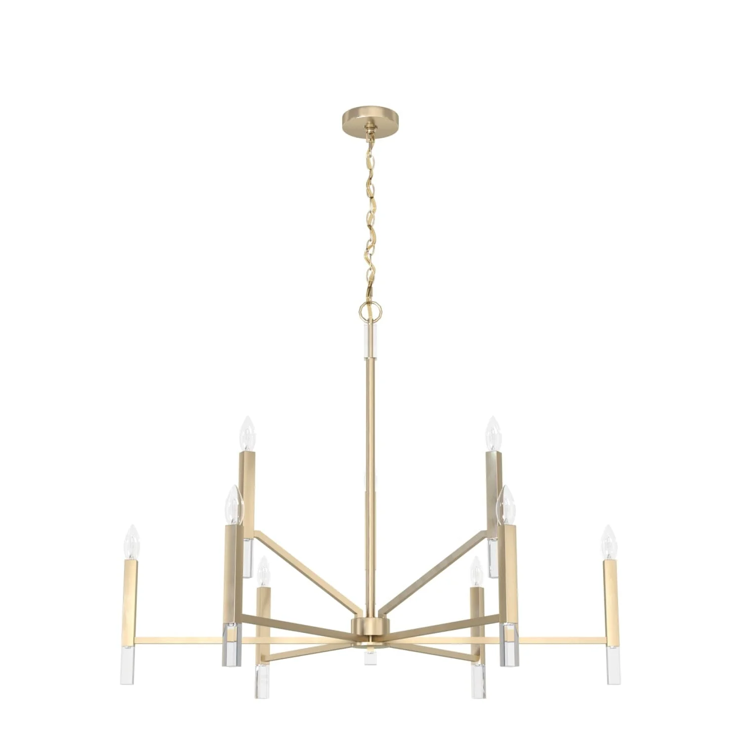 Sunjai 9 Light 2-tier Chandelier 17 Sunjai 9 Light 2-tier Chandelier