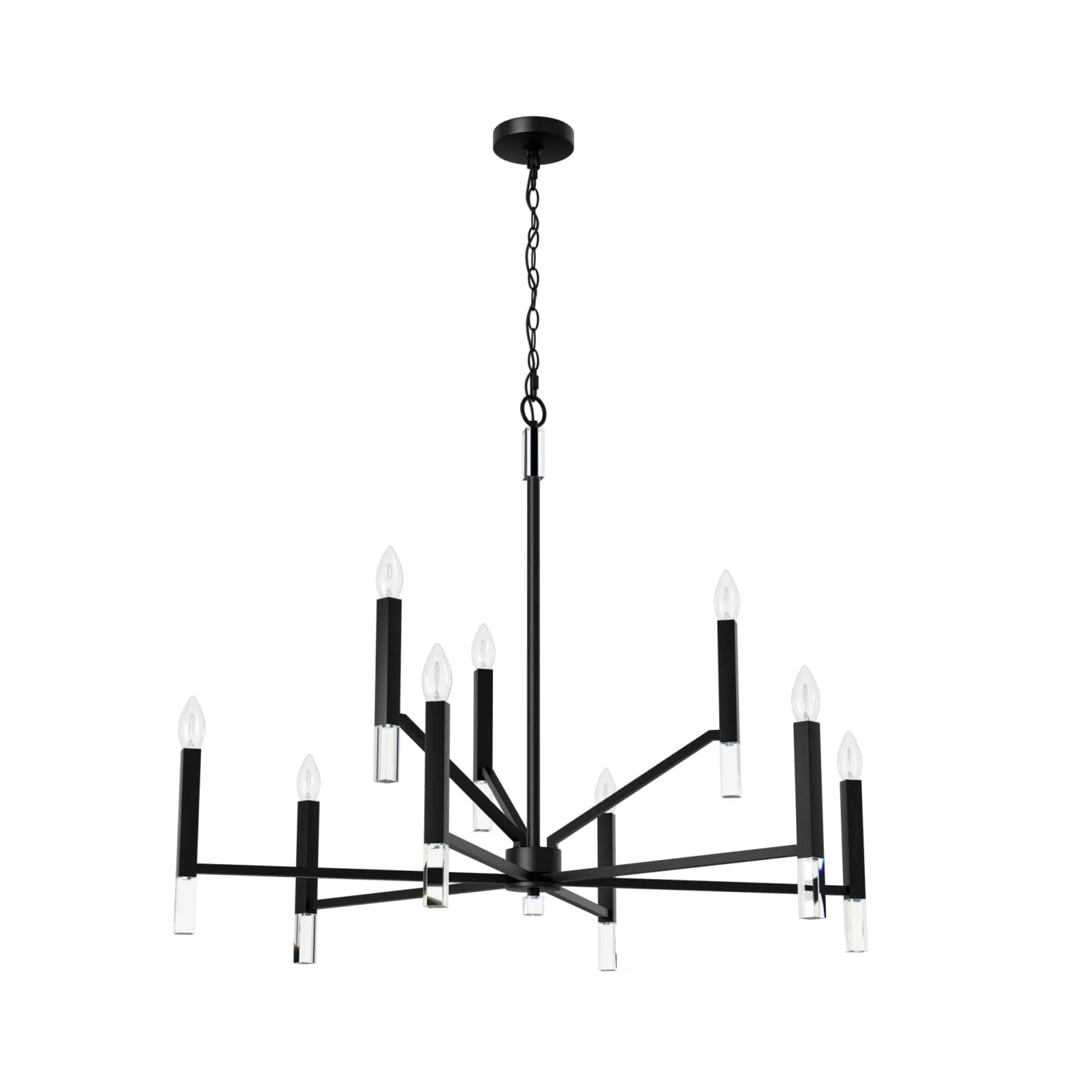Sunjai 9 Light 2-tier Chandelier 19 Sunjai 9 Light 2-tier Chandelier