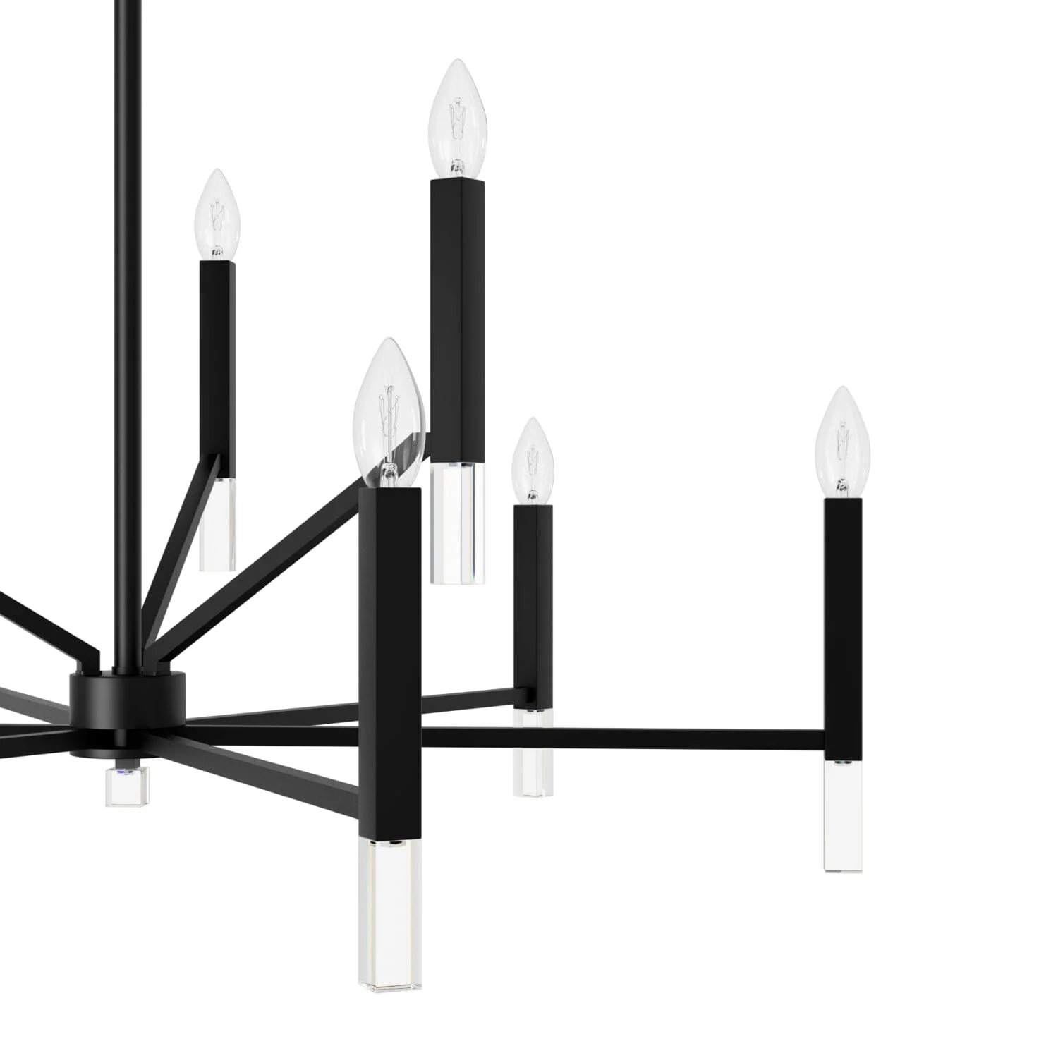 Sunjai 9 Light 2-tier Chandelier 22 Sunjai 9 Light 2-tier Chandelier