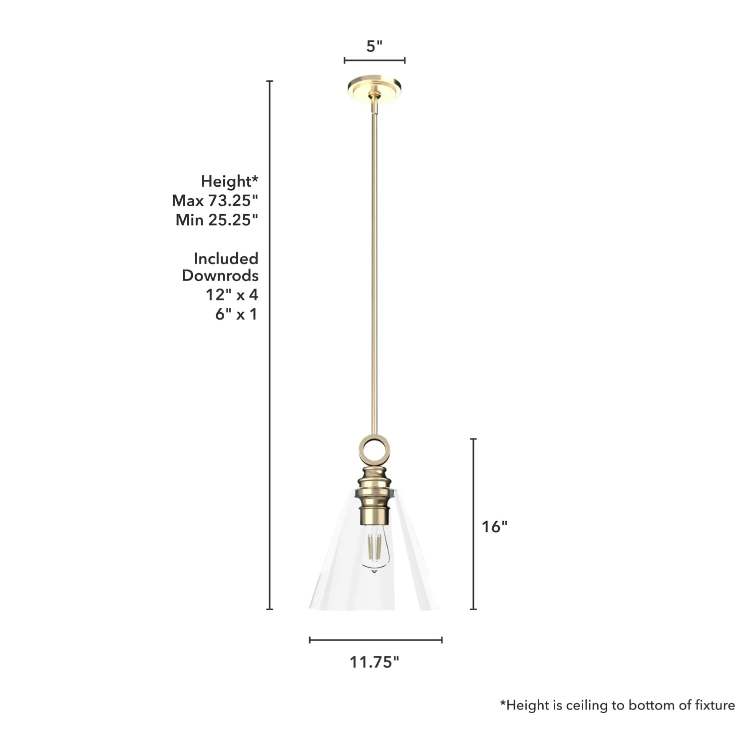 Klein 1 Light Glass Pendant 12 inch 7 Klein 1 Light Glass Pendant 12 inch