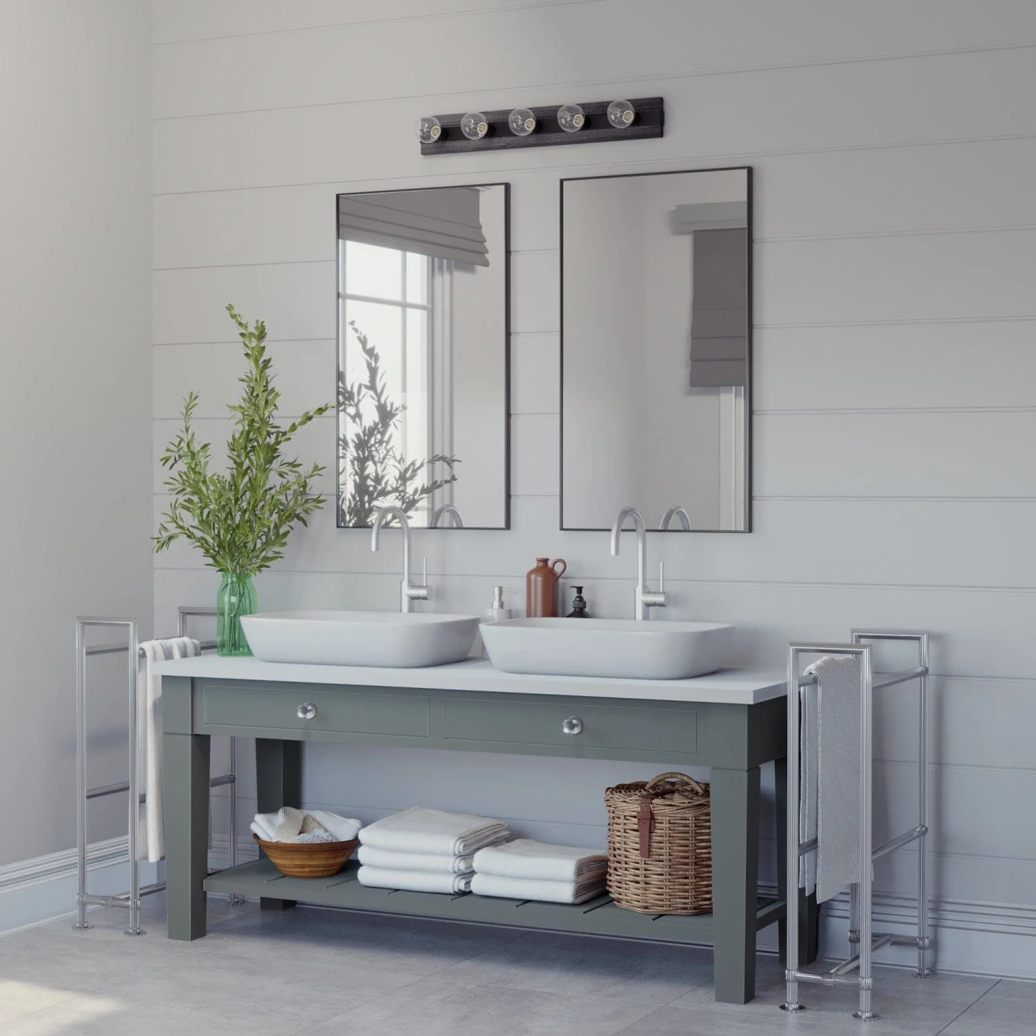 Donelson 5 Light Vanity 2 Donelson 5 Light Vanity