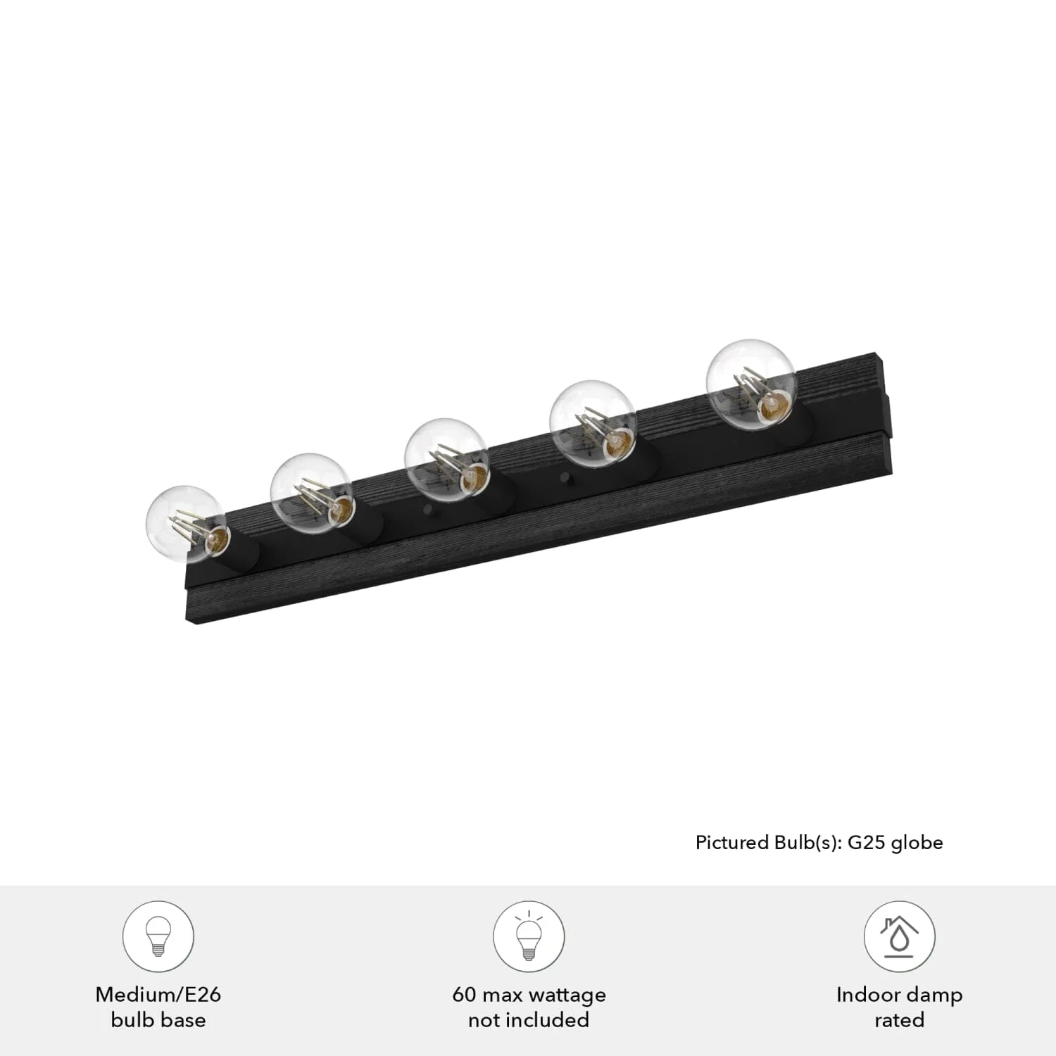 Donelson 5 Light Vanity 3 Donelson 5 Light Vanity