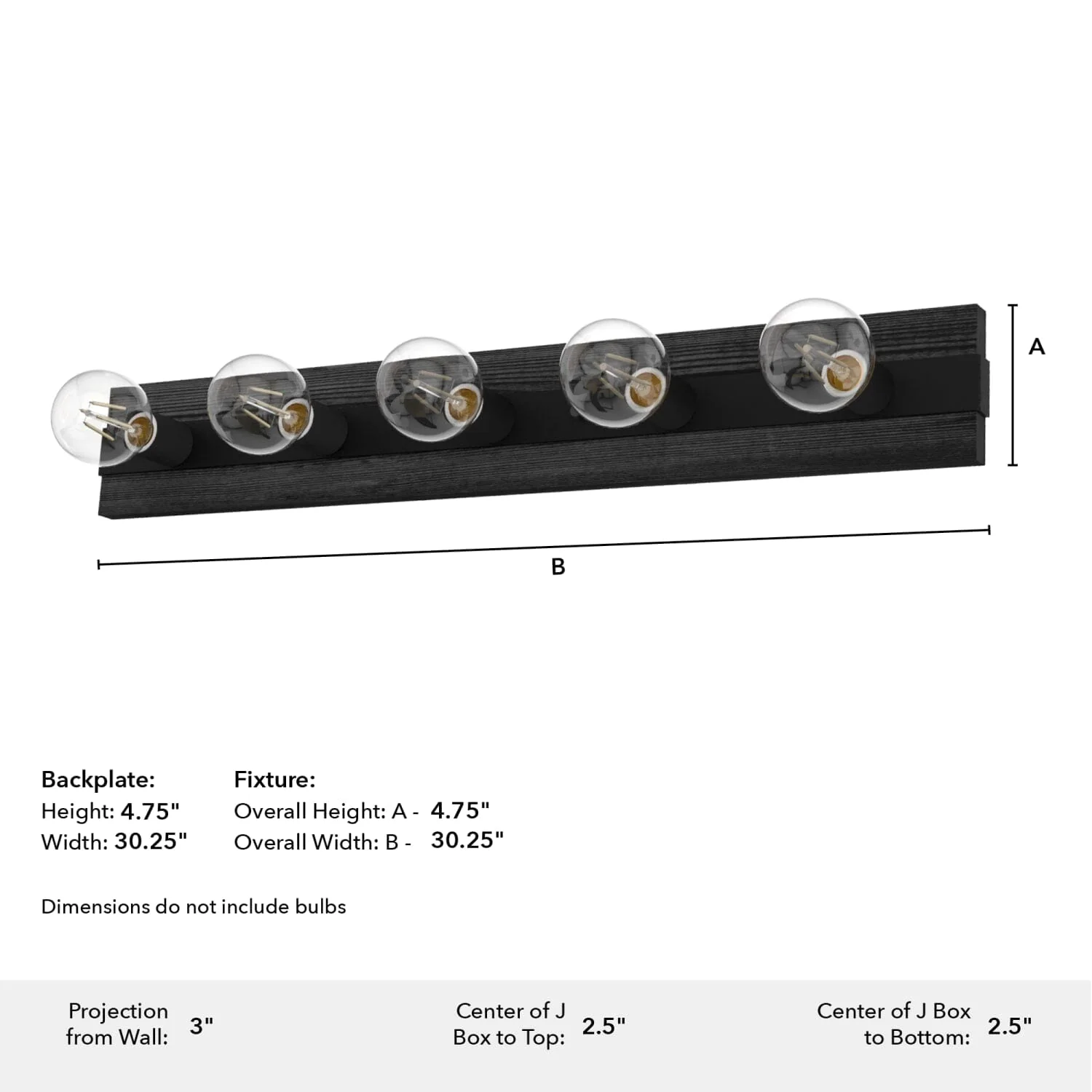 Donelson 5 Light Vanity 4 Donelson 5 Light Vanity