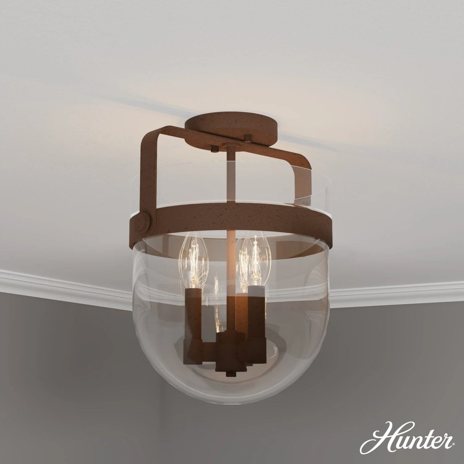 Karloff 3 Light Semi-Flush Mount 1 Karloff 3 Light Semi-Flush Mount