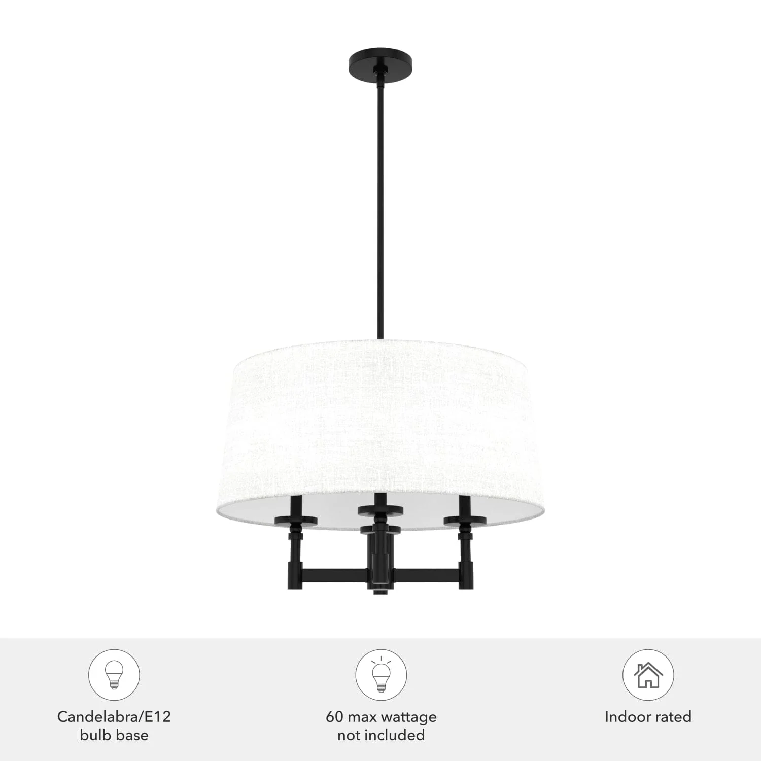 Briargrove 4 Light Shade Chandelier 3 Briargrove 4 Light Shade Chandelier