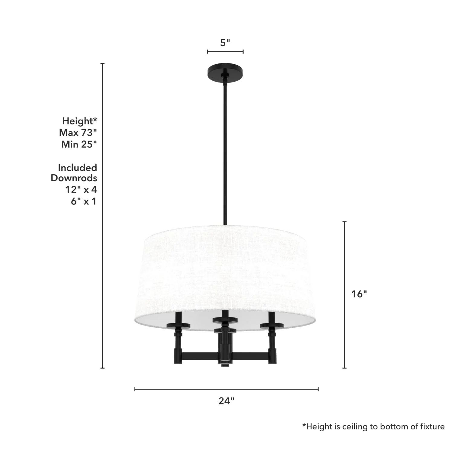 Briargrove 4 Light Shade Chandelier 4 Briargrove 4 Light Shade Chandelier
