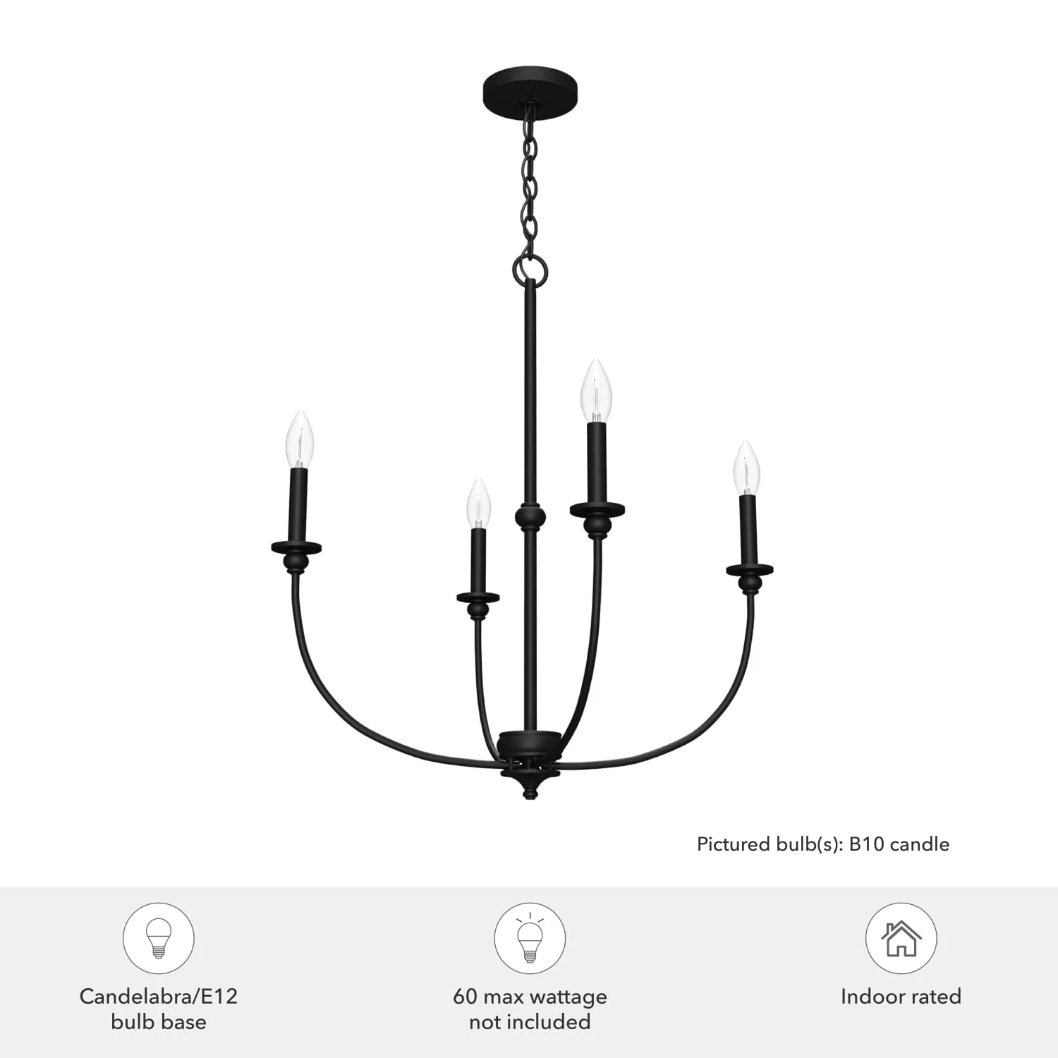 Southcrest 4 Light Chandelier 26 inch 3 Southcrest 4 Light Chandelier 26 inch