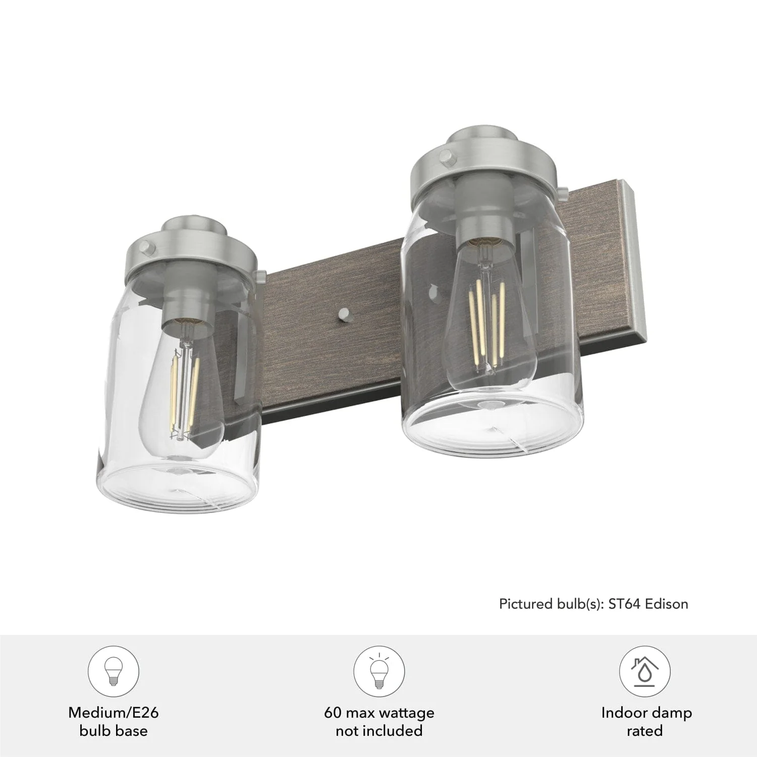 Devon Park 2 Light Vanity 5 Devon Park 2 Light Vanity