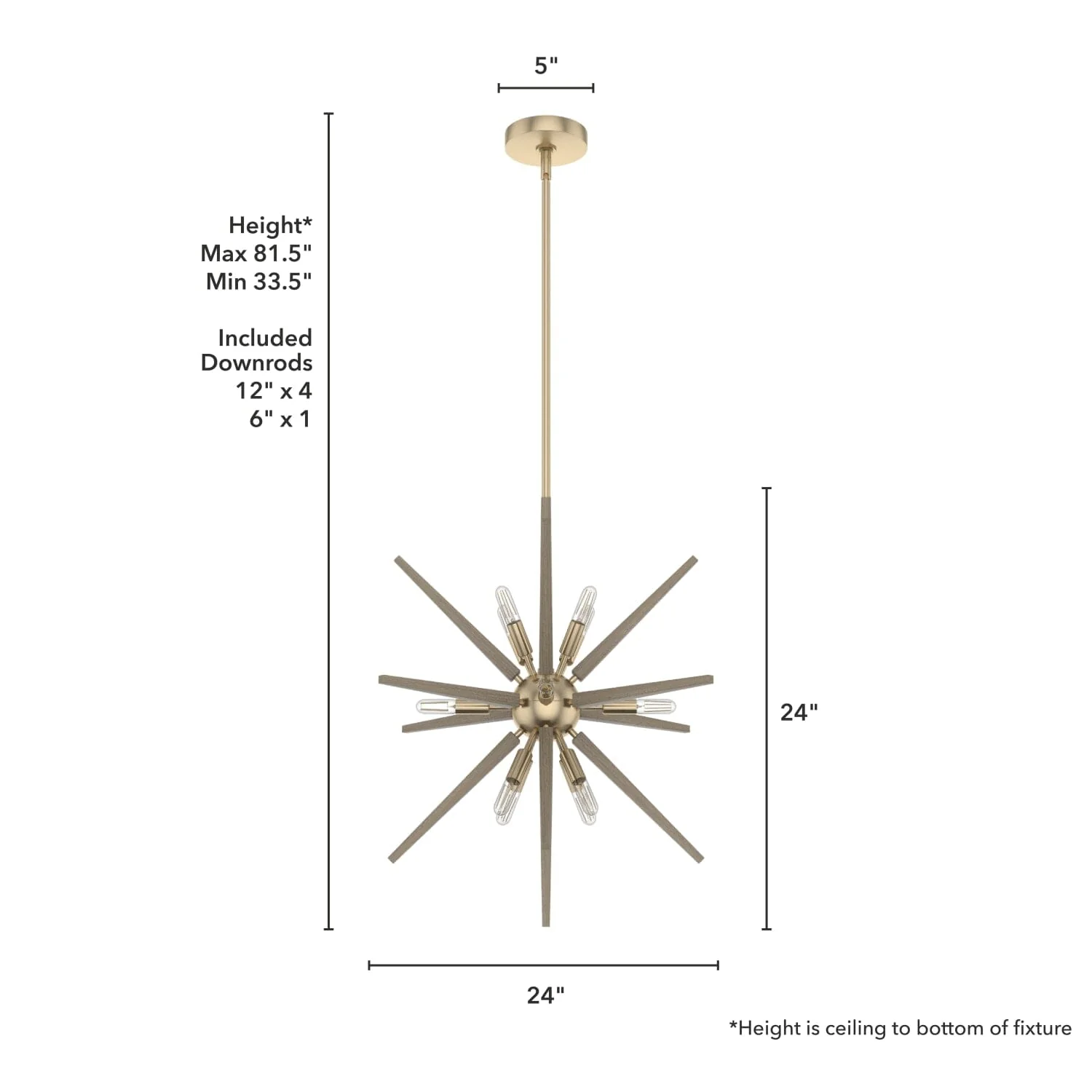 Jupiter Star Pendant 24 Inch 4 Jupiter Star Pendant 24 Inch