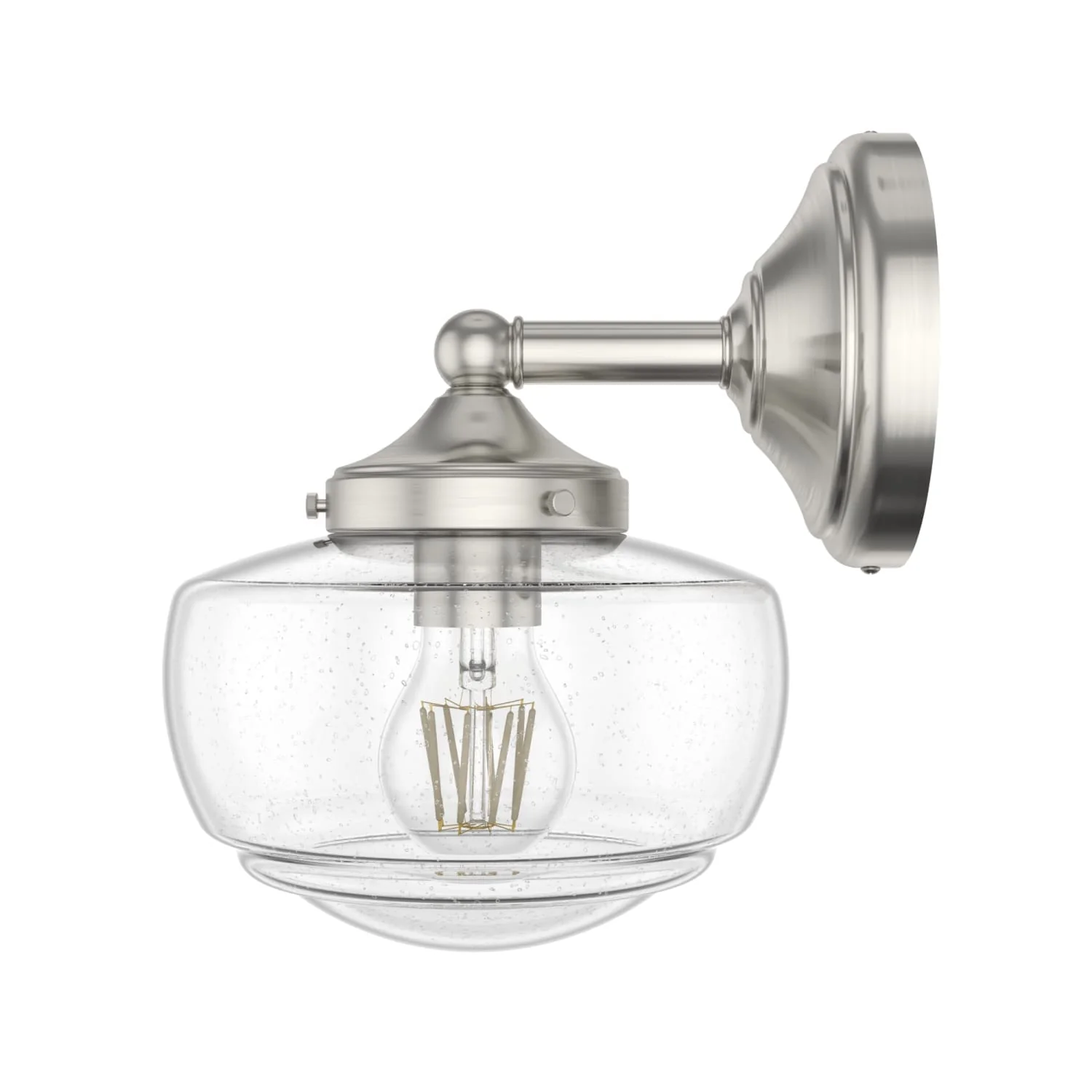 Saddle Creek Clear Seeded Glass 1 Light Sconce 11 Saddle Creek Clear Seeded Glass 1 Light Sconce