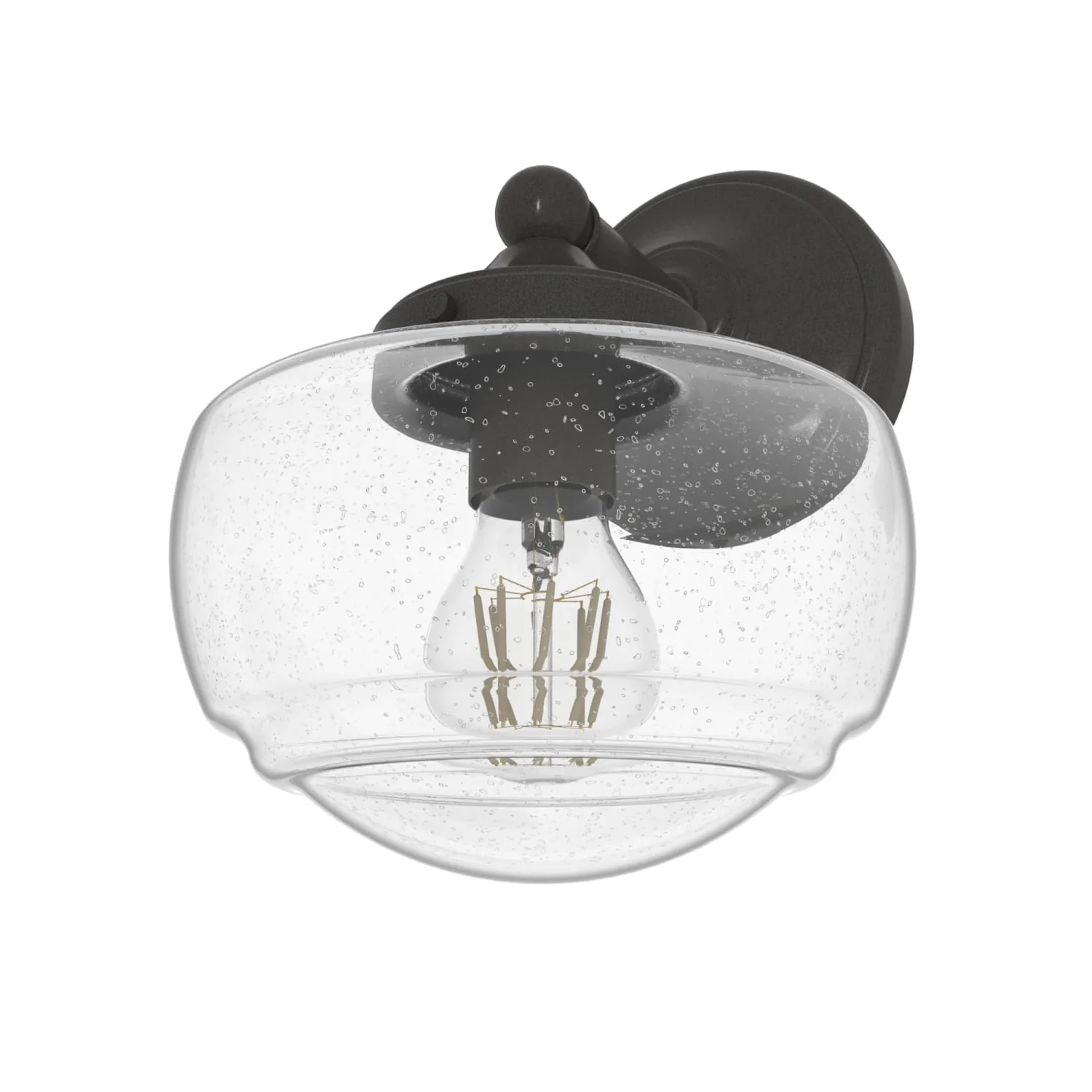Saddle Creek Clear Seeded Glass 1 Light Sconce 8 Saddle Creek Clear Seeded Glass 1 Light Sconce
