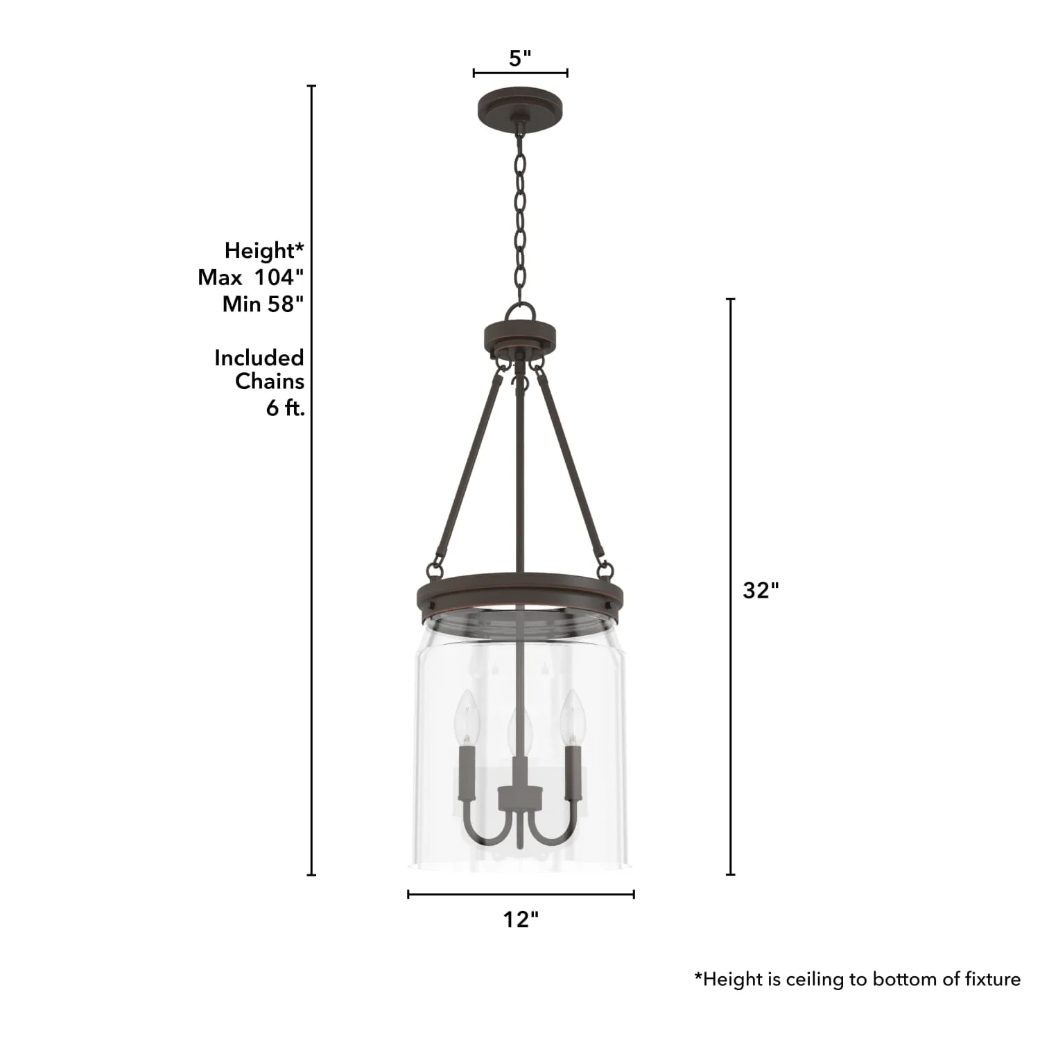 Devon Park 3 Light Pendant 8 Devon Park 3 Light Pendant