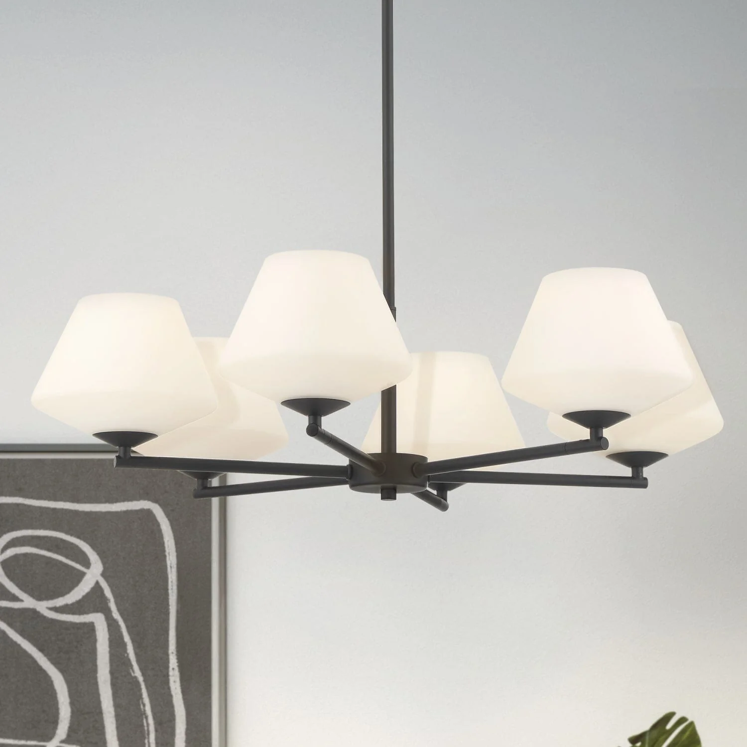 Celestial Valley 6 Light Medium 27 Inch Chandelier 2 Celestial Valley 6 Light Medium 27 Inch Chandelier