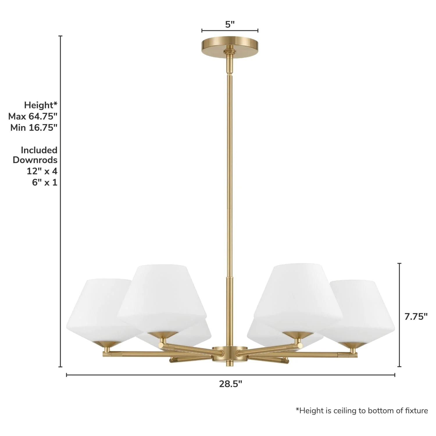 Celestial Valley 6 Light Medium 27 Inch Chandelier 7 Celestial Valley 6 Light Medium 27 Inch Chandelier