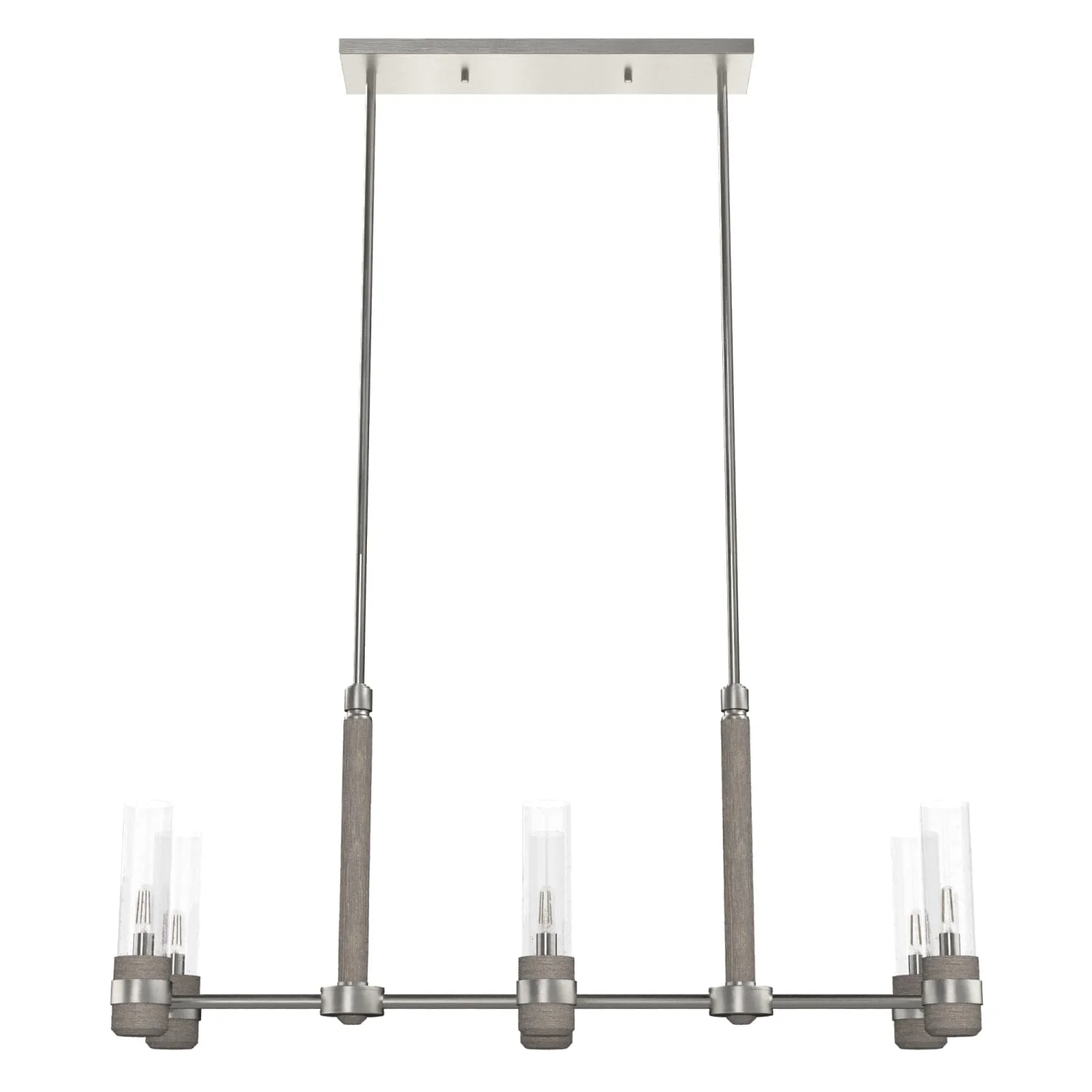 River Mill 6 Light Linear Chandelier 12 River Mill 6 Light Linear Chandelier