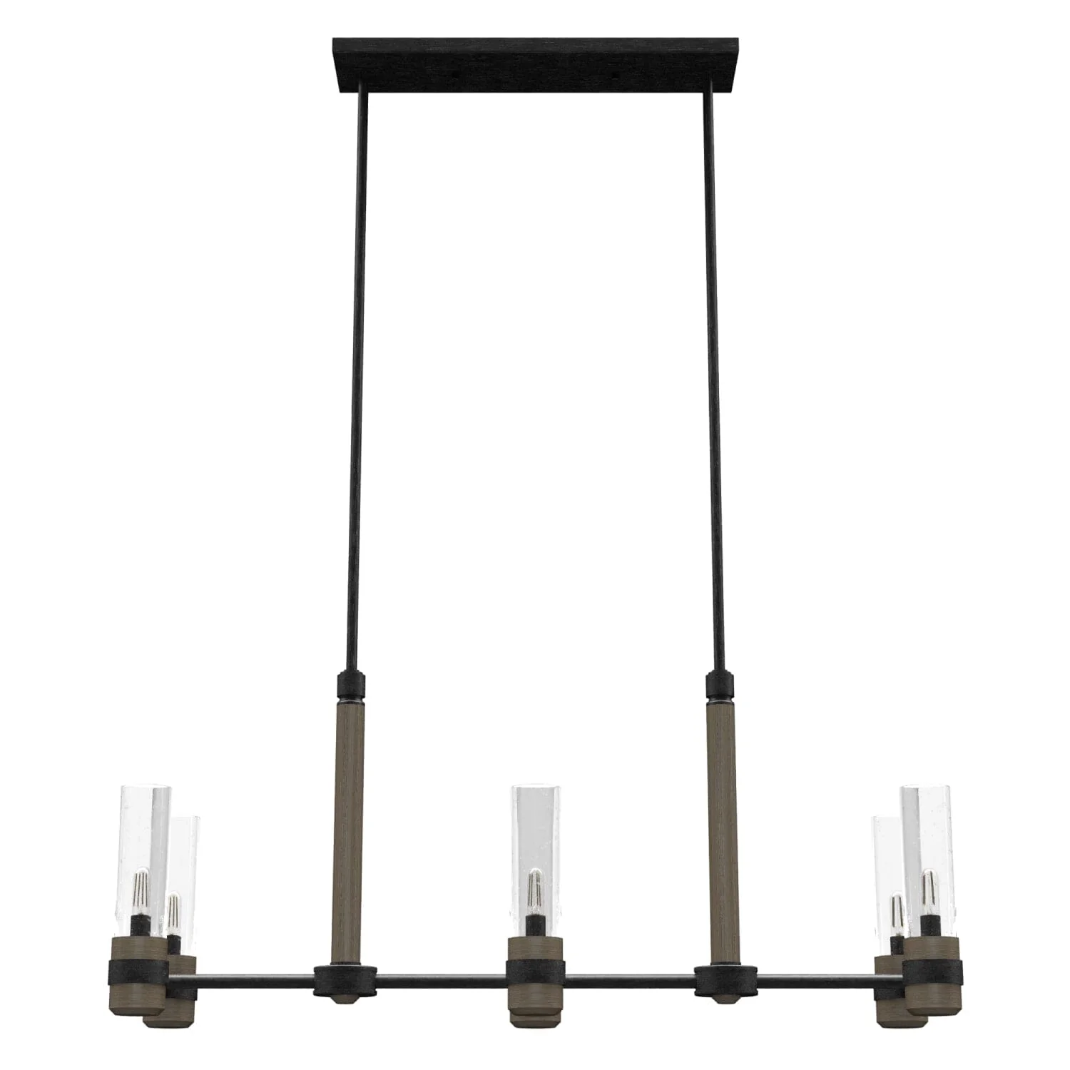 River Mill 6 Light Linear Chandelier 13 River Mill 6 Light Linear Chandelier