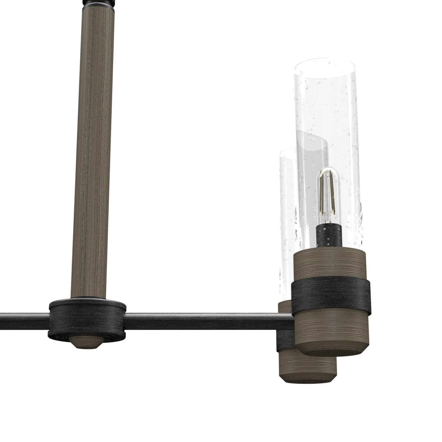 River Mill 6 Light Linear Chandelier 16 River Mill 6 Light Linear Chandelier