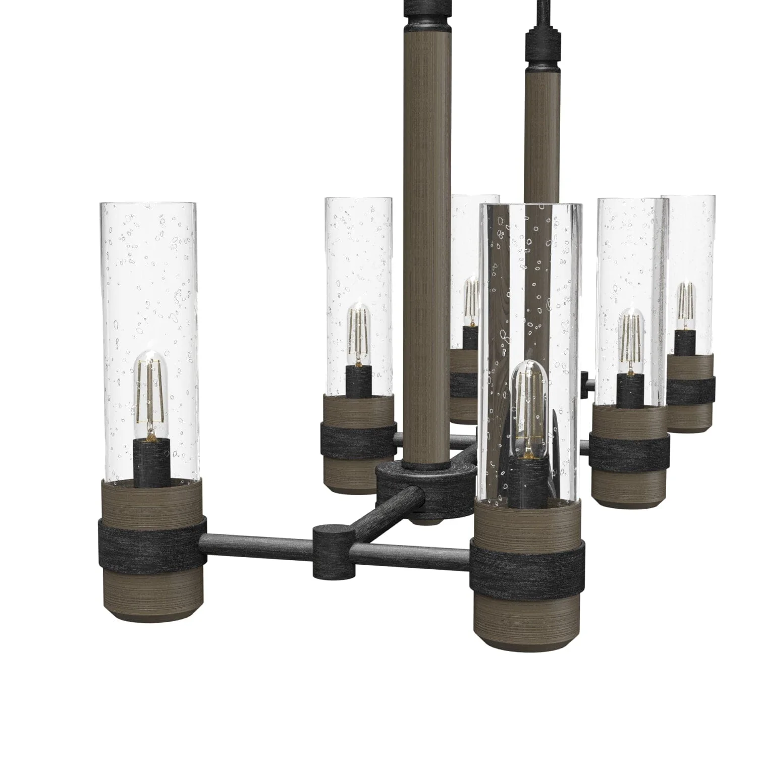 River Mill 6 Light Linear Chandelier 18 River Mill 6 Light Linear Chandelier