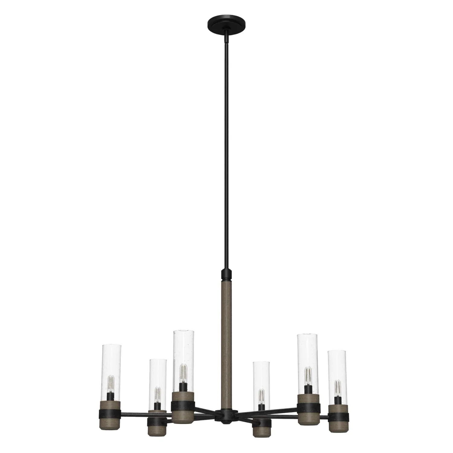 River Mill 6 Light Chandelier 12 River Mill 6 Light Chandelier