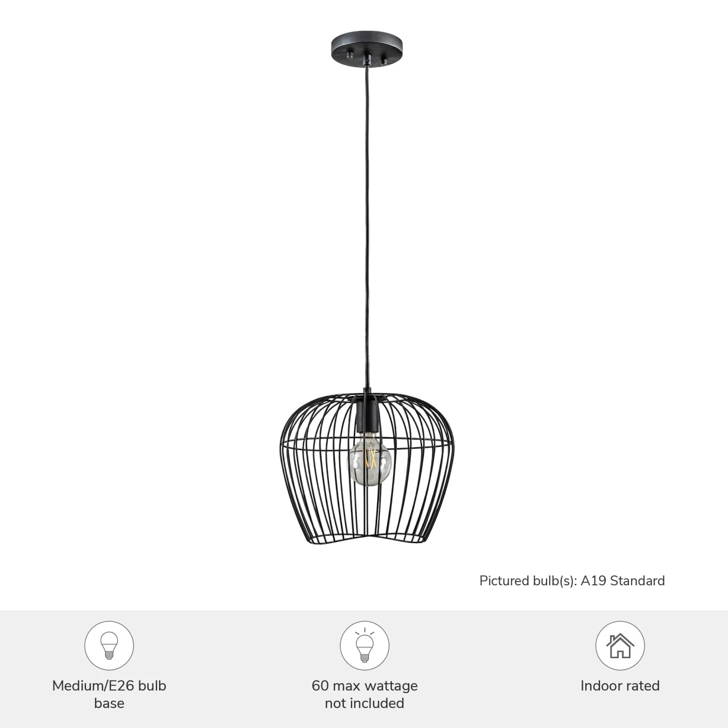 Redding 1 Light Medium 12 Inch Swag Plug-In Pendant 3 Redding 1 Light Medium 12 Inch Swag Plug-In Pendant