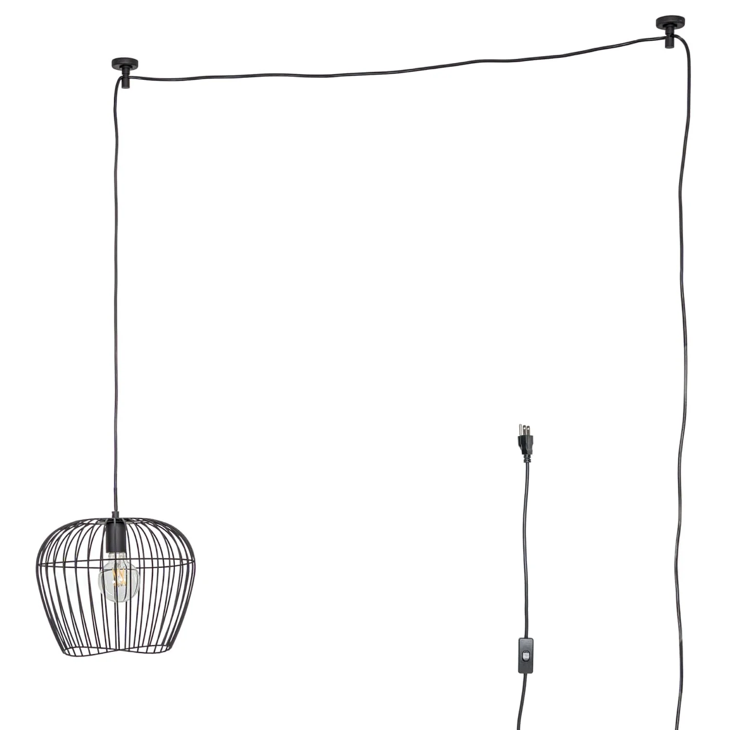 Redding 1 Light Medium 12 Inch Swag Plug-In Pendant 8 Redding 1 Light Medium 12 Inch Swag Plug-In Pendant
